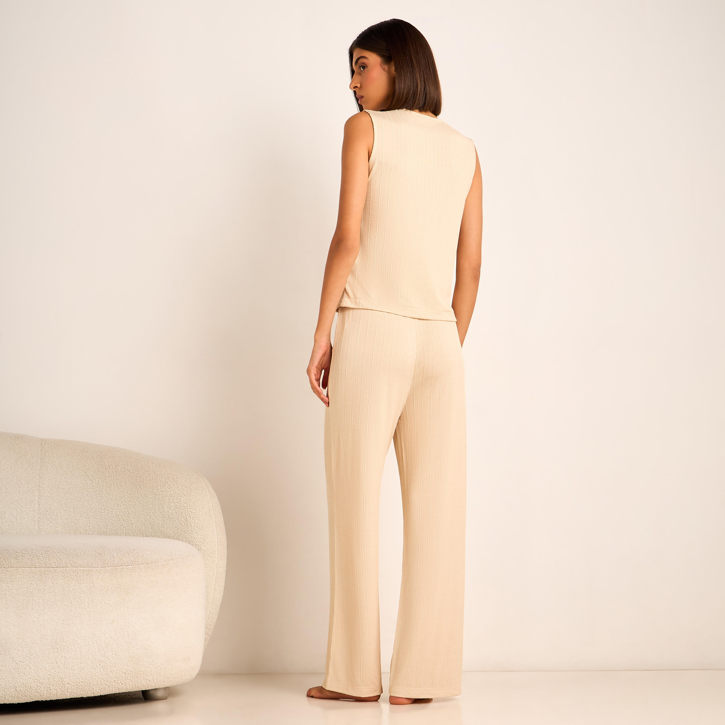 Coord Set with Waist Coat & Wide Leg Pants-women-clothing-coordsets-image-4