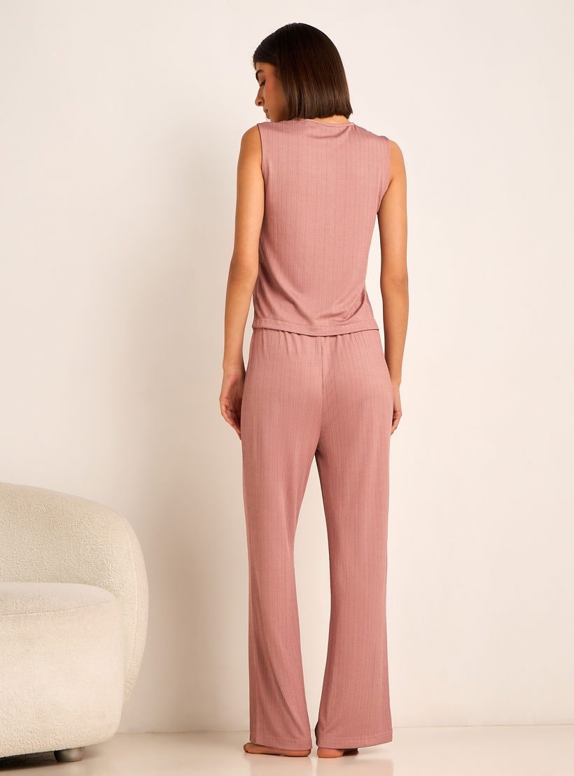Coord Set with Waist Coat & Wide Leg Pants-women-clothing-coordsets-image-4