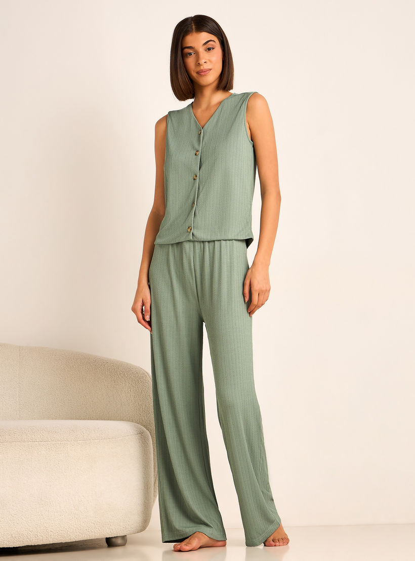 طقم فيست وبنطلون واسع من كورد-women-clothing-coordsets-image-2