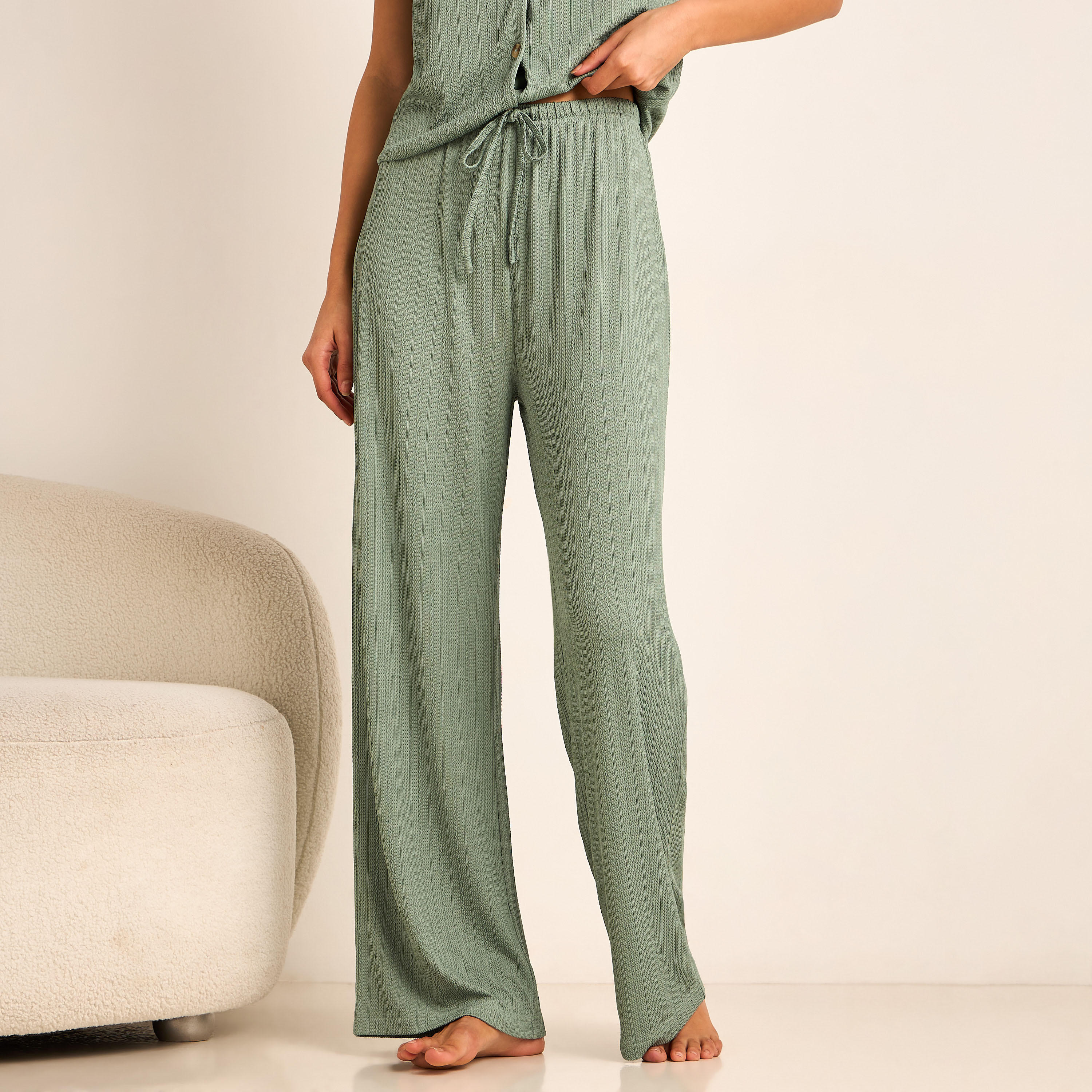 Coord Set with Waist Coat & Wide Leg Pants-women-clothing-coordsets-image-5