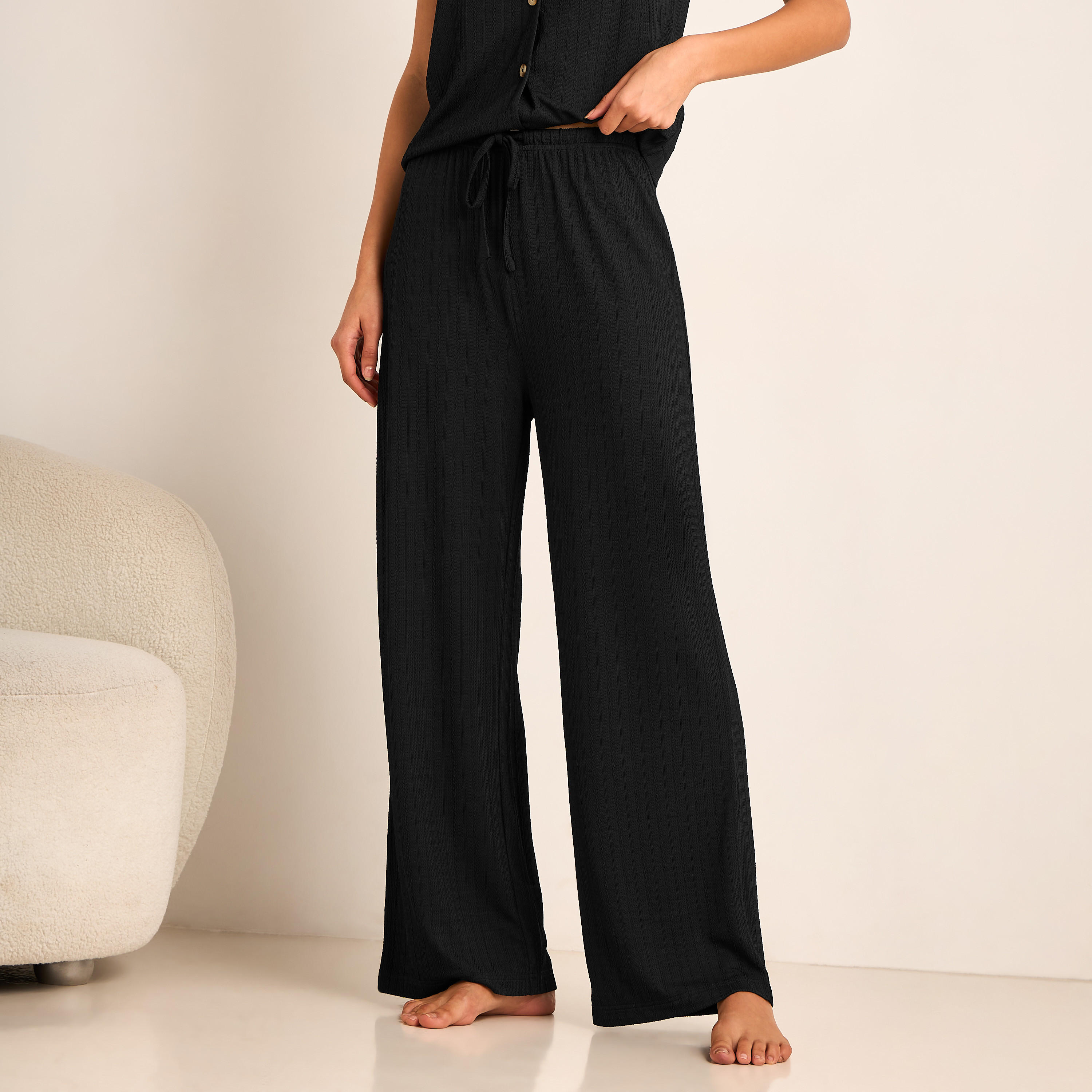 Coord Set with Waist Coat & Wide Leg Pants-women-clothing-coordsets-image-5