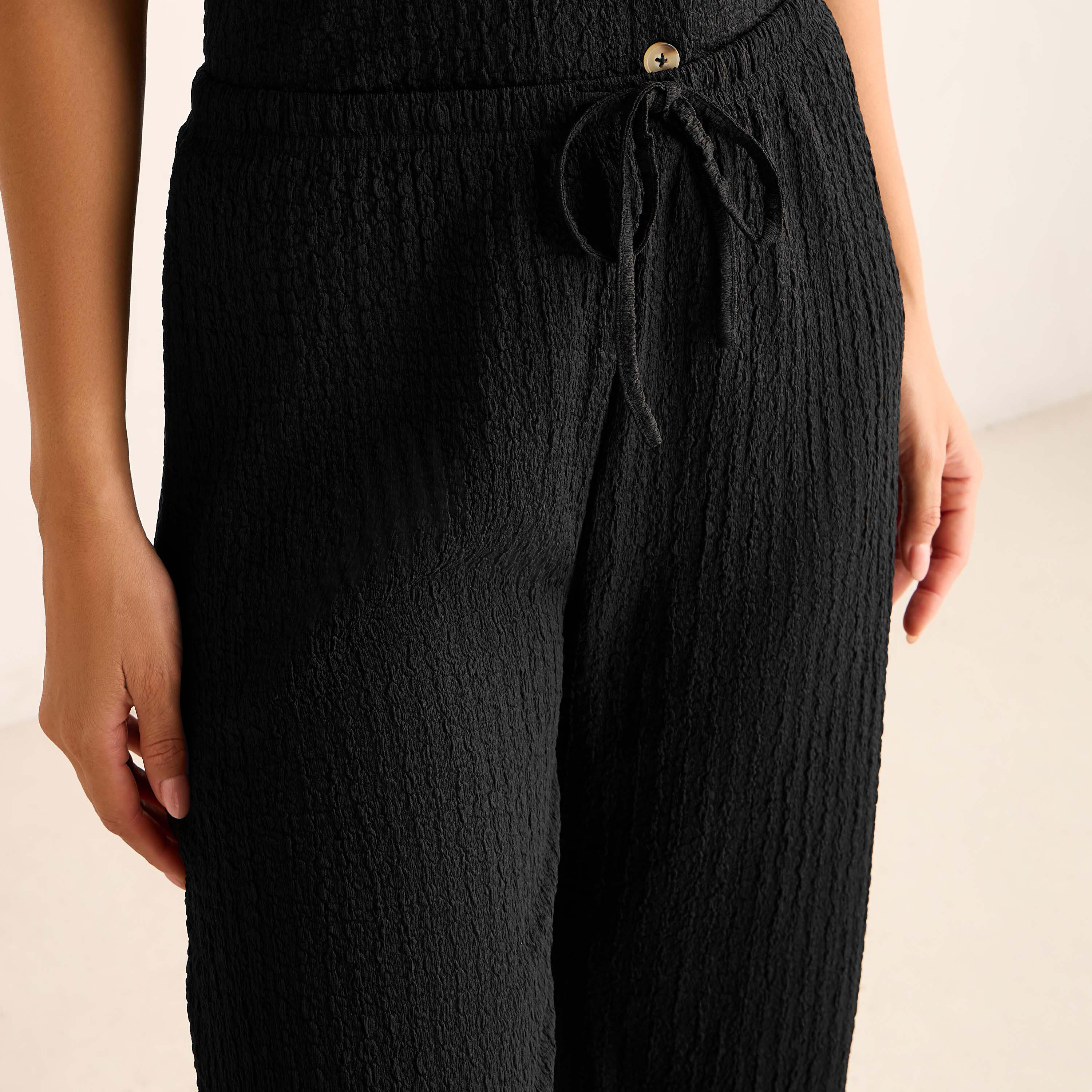 Coord Set with Shirt & Wide Leg Pants-women-clothing-coordsets-image-7