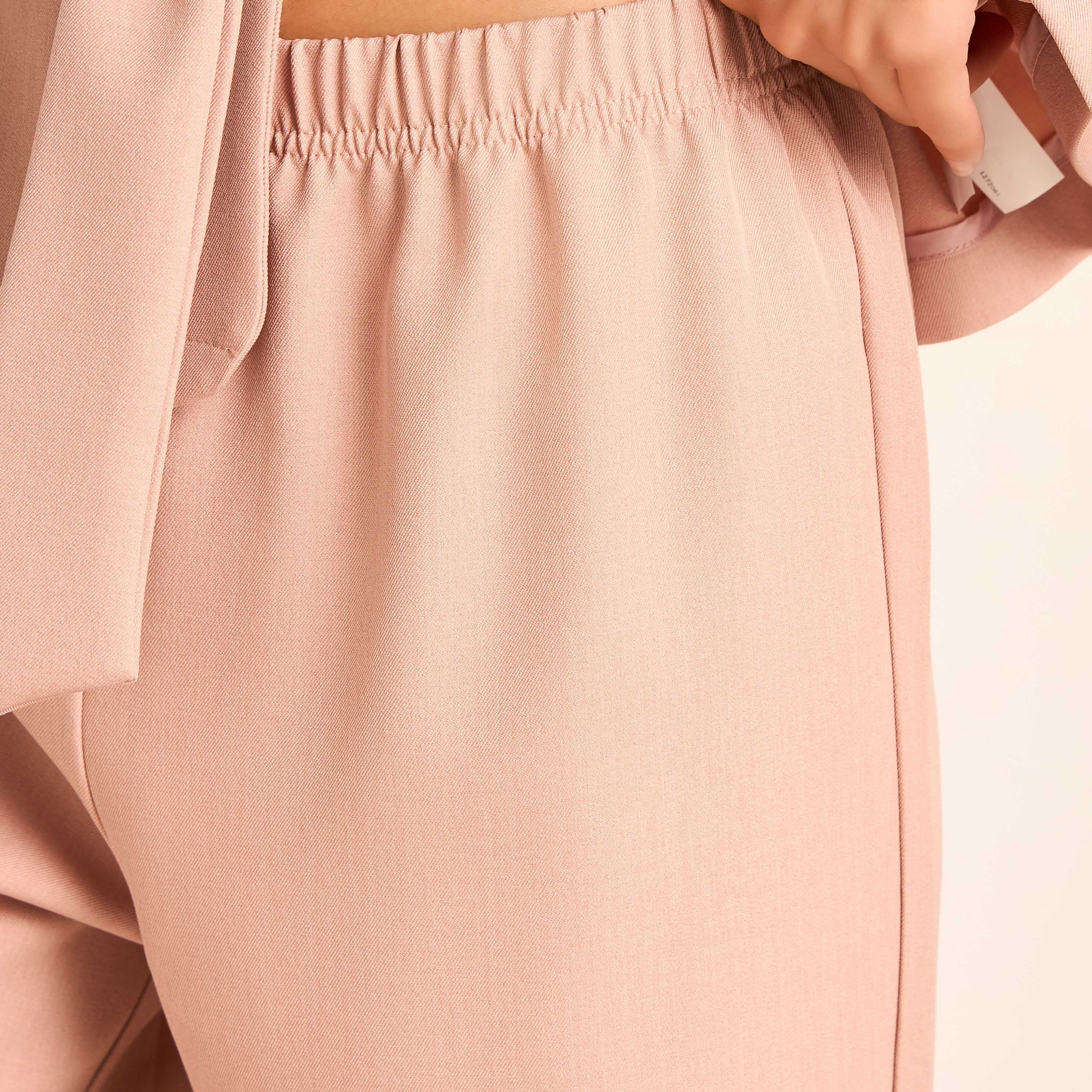 Coord Set with Wrap Top & Wide Leg Bottom-women-clothing-coordsets-image-6