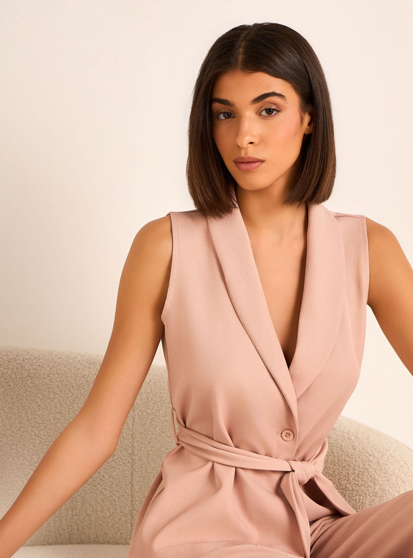 Coord Set with Wrap Top & Wide Leg Bottom-women-clothing-coordsets-image-7