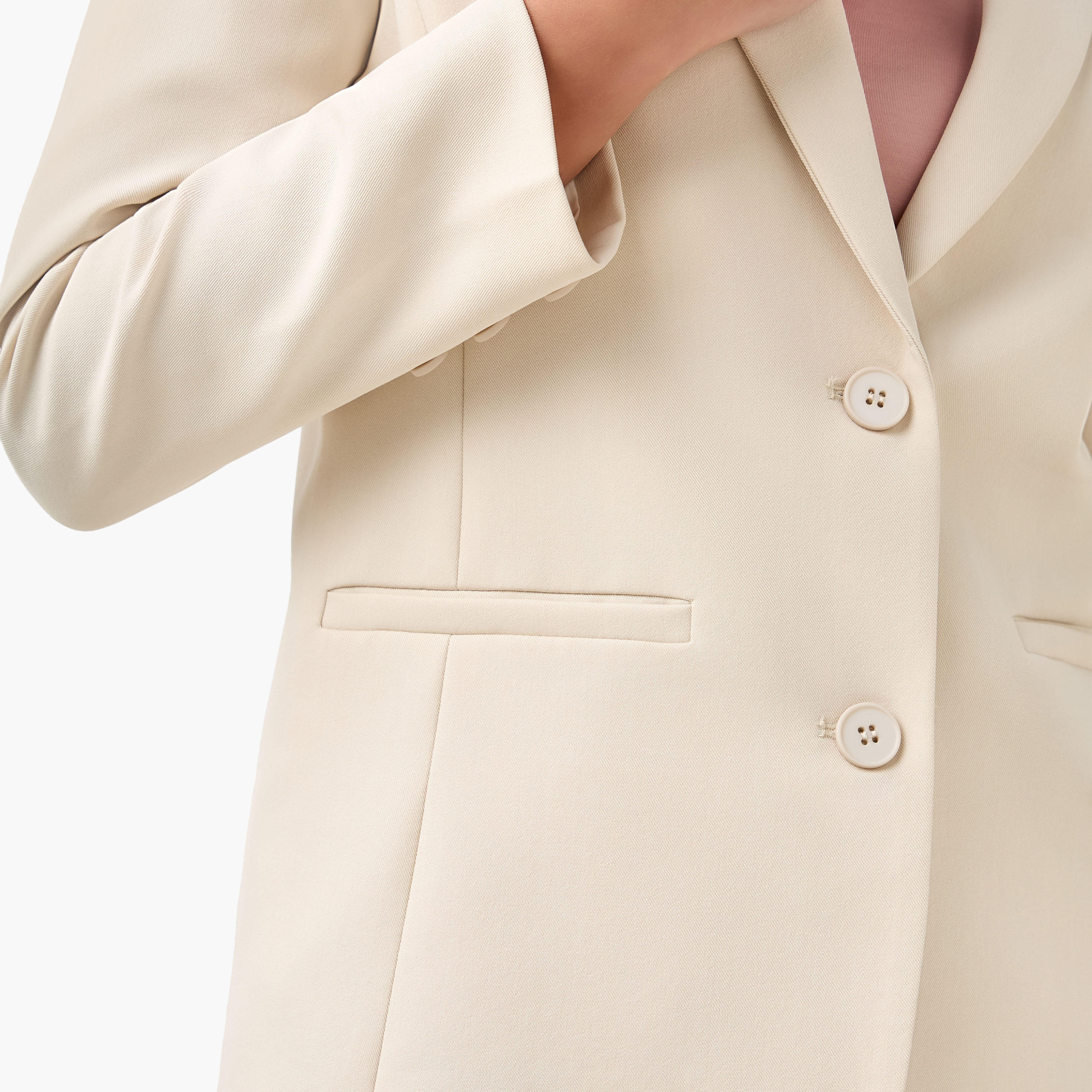 Regular Fit Twill Blazer with Button Closure-women-clothing-coatsandjackets-blazers-image-6