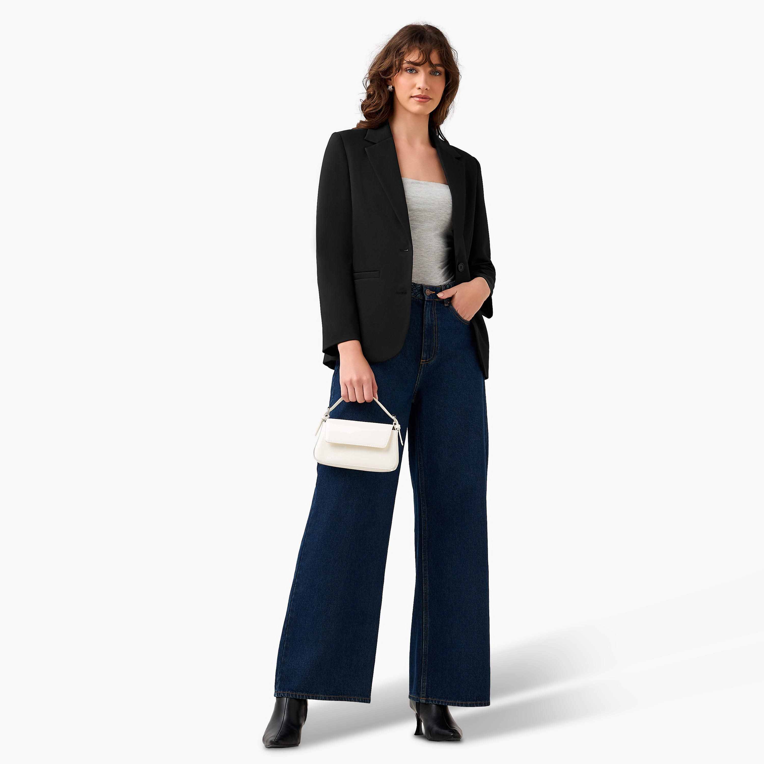 Regular Fit Twill Blazer with Button Closure-women-clothing-coatsandjackets-blazers-image-4