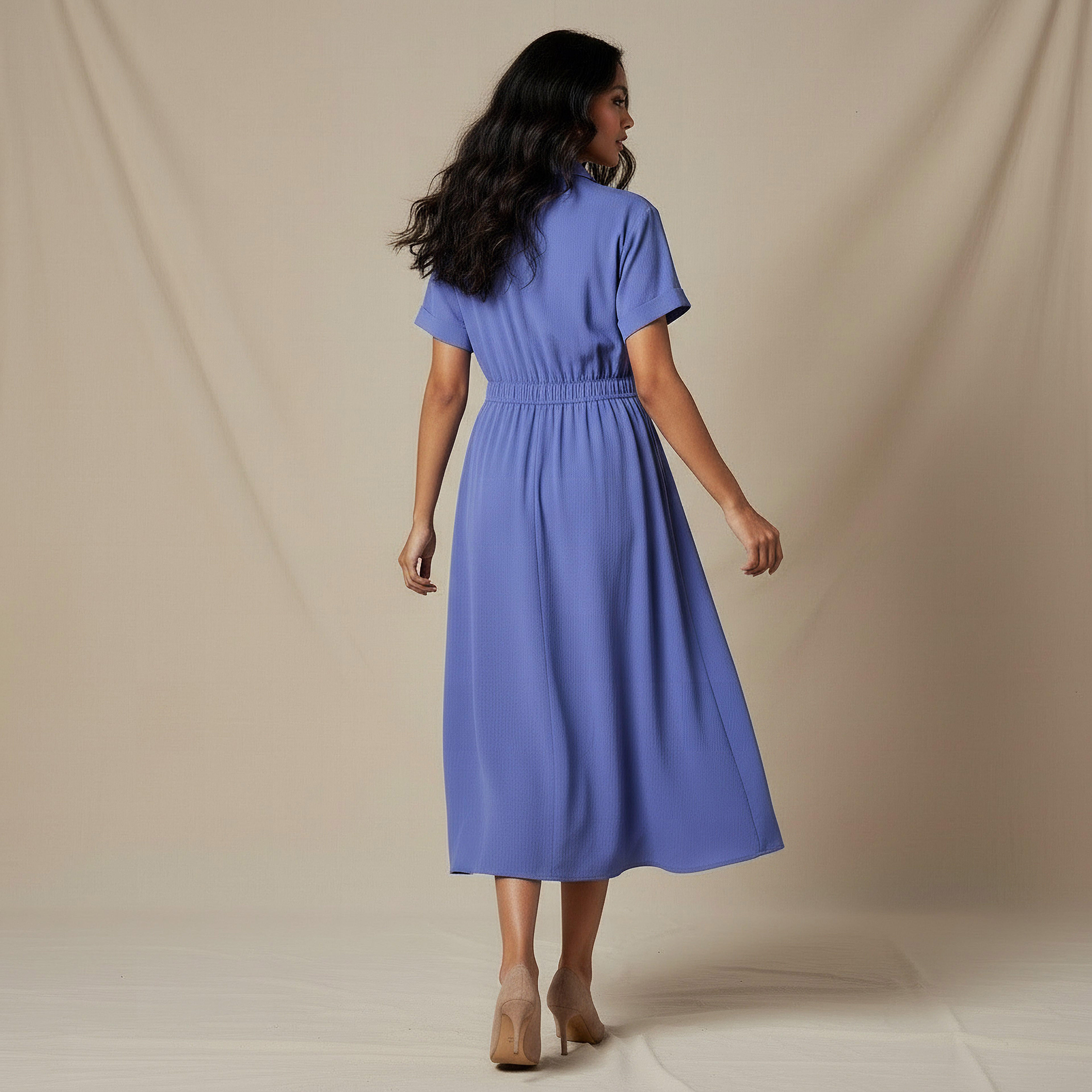 Shirt Style Midi Dress with Front Slit-PROMO_SP_BH_BUNDLE_2FOR18_180925-image-3