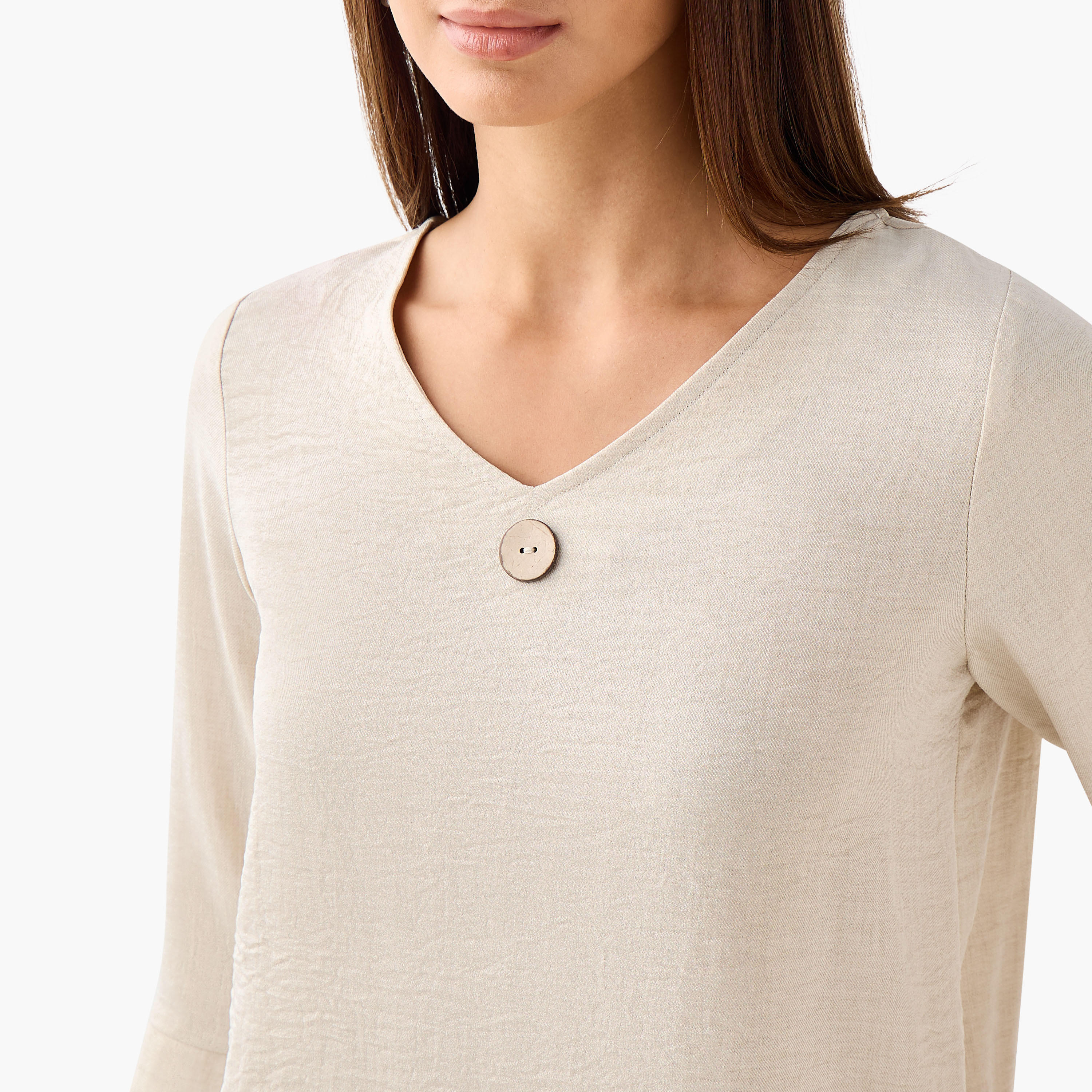 Single Front Button V-neck Top-PROMO_SP_AE_59_BUNDLE_2_FOR_119_122624-image-4