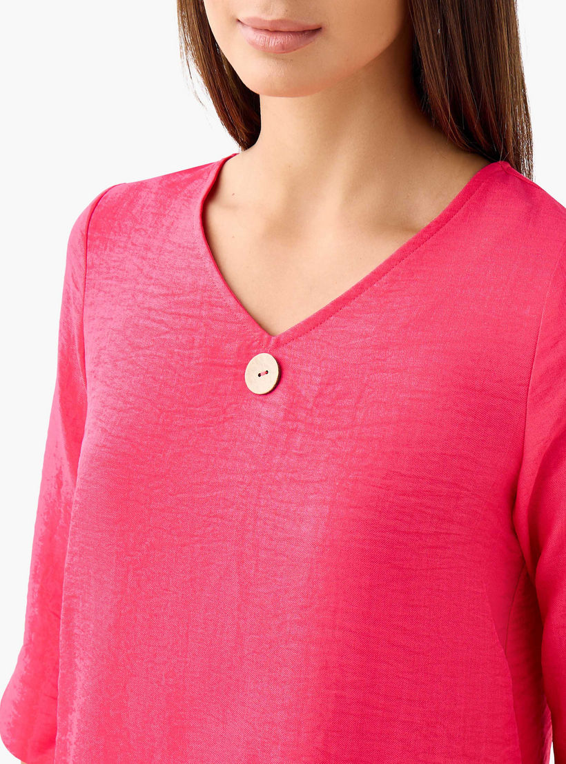 Single Front Button V-neck Top-PROMO_SP_AE_59_BUNDLE_2_FOR_119_122624-image-4