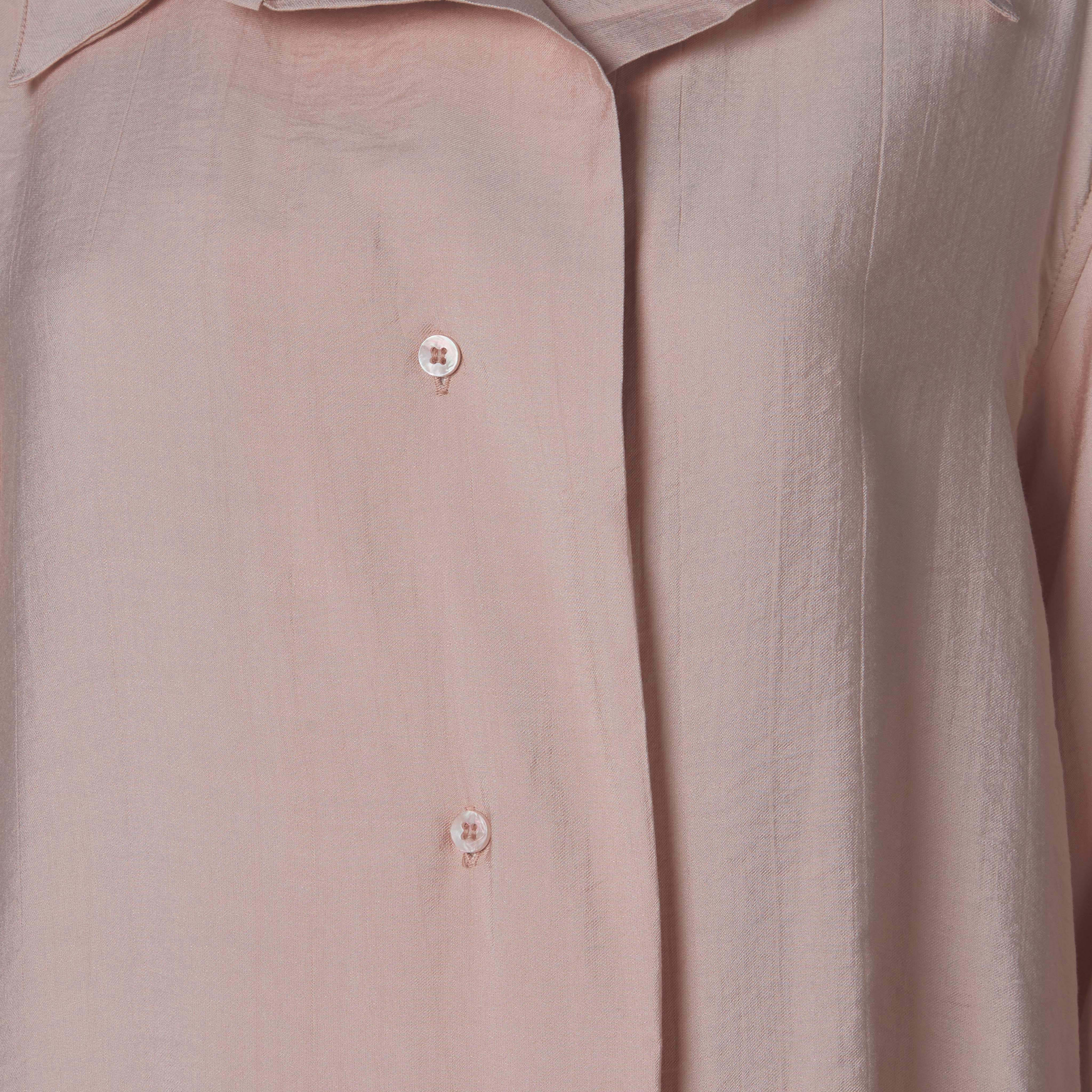 Relaxed Fit Viscose Top with Button Detail-women-clothing-shirtsandblouses-shirts-image-3