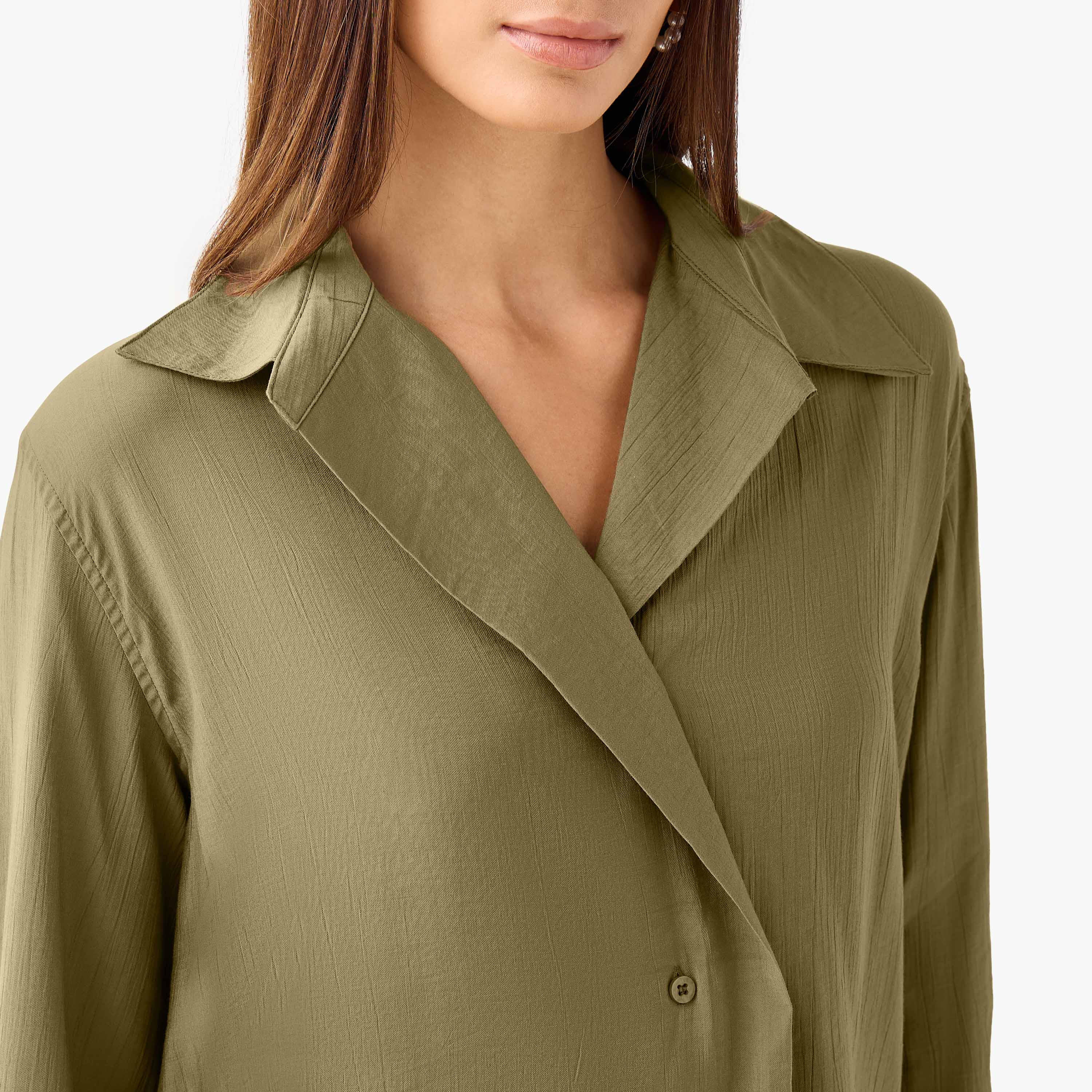 Relaxed Fit Viscose Top with Button Detail-women-clothing-shirtsandblouses-shirts-image-4