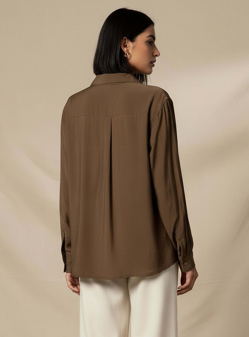 Relaxed Fit Viscose Top with Button Detail-women-clothing-shirtsandblouses-shirts-image-4