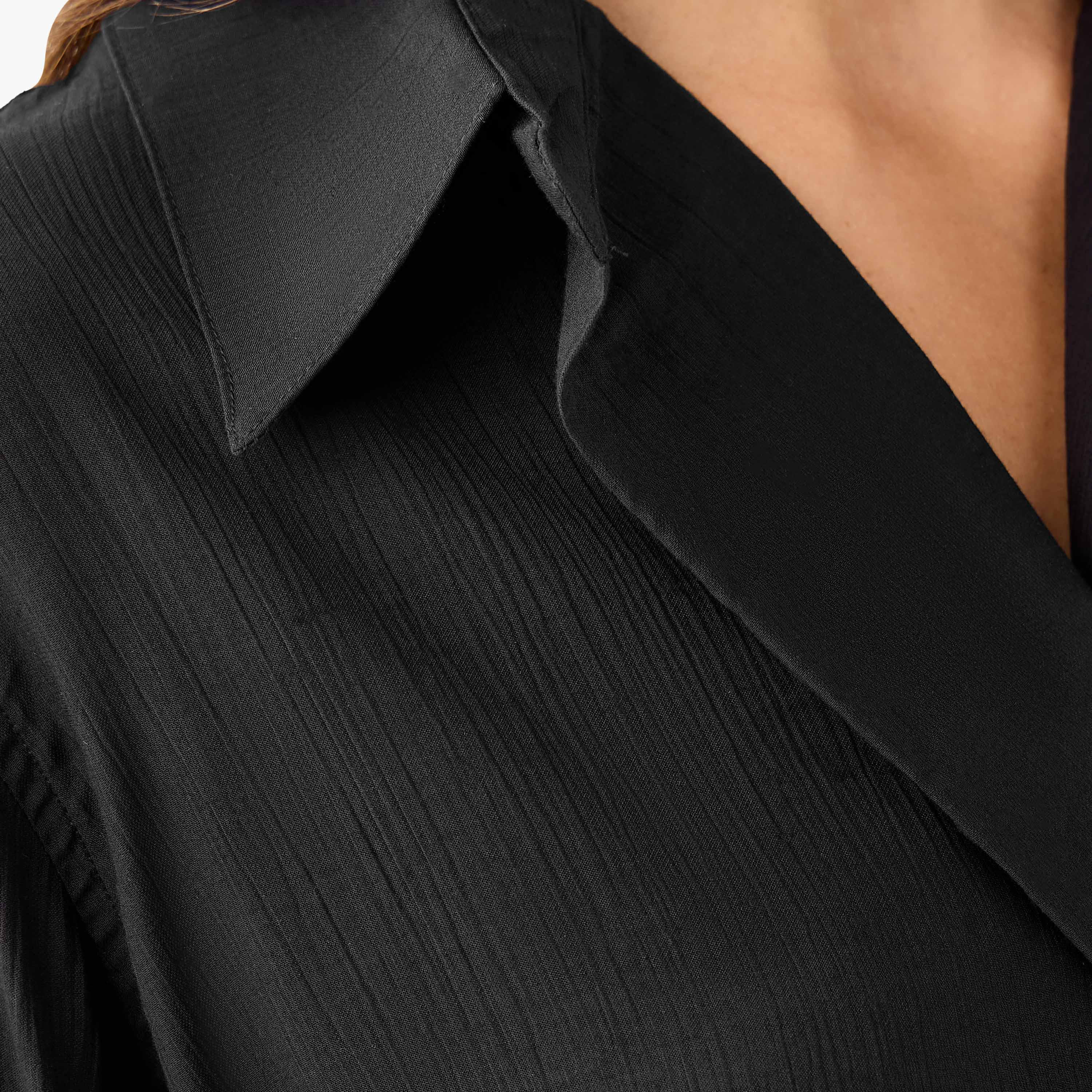 Relaxed Fit Viscose Top with Button Detail-women-clothing-shirtsandblouses-shirts-image-5
