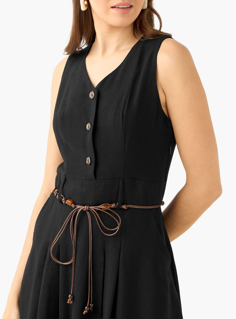 فستان قميص ميدي بحزام-women-clothing-dresses-image-5