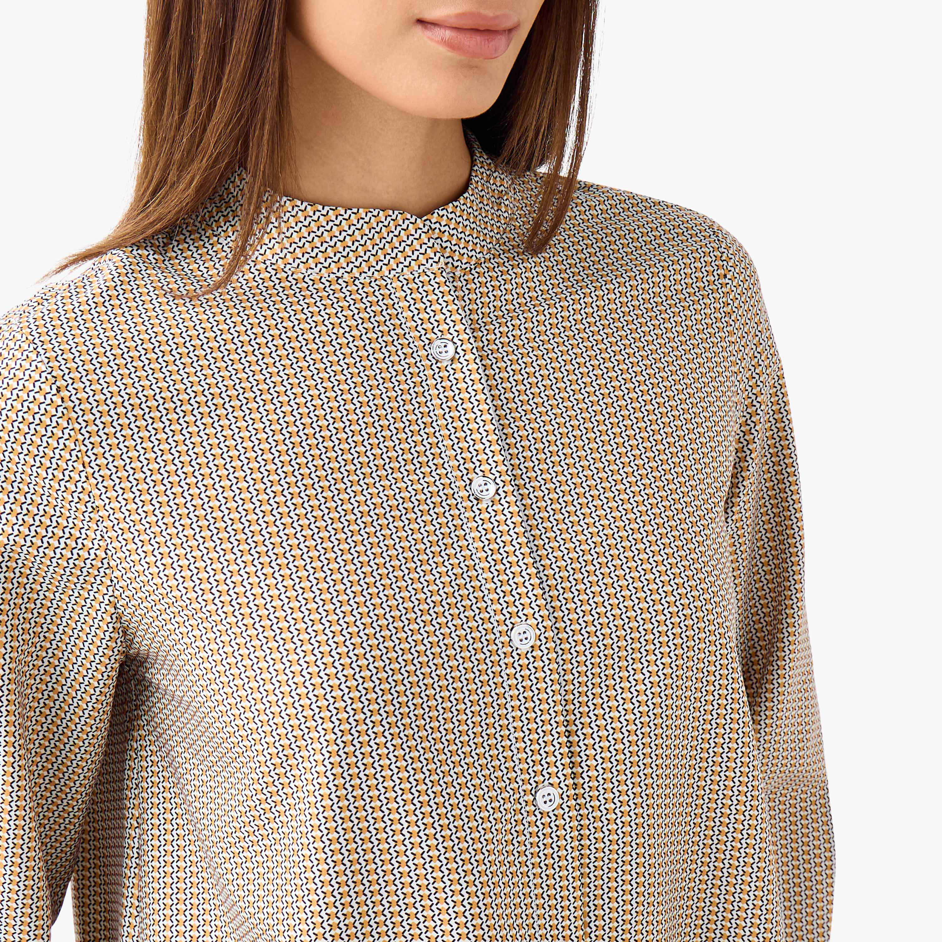 قميص بقصة عادية وياقة ماندارين وطبعات-women-clothing-shirtsandblouses-shirts-image-5