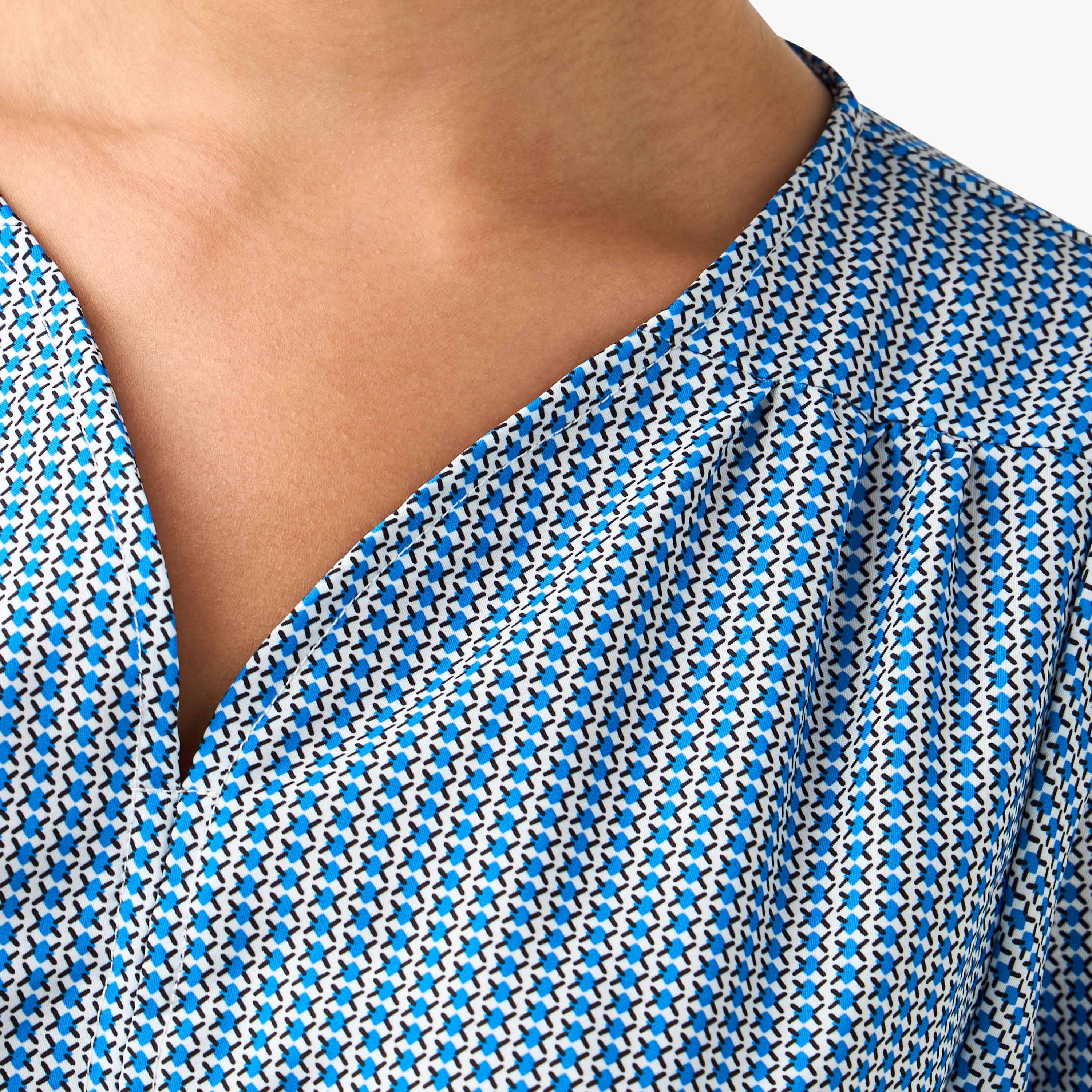 Geometric Print Women Dress with Belt-women-clothing-dresses-image-4