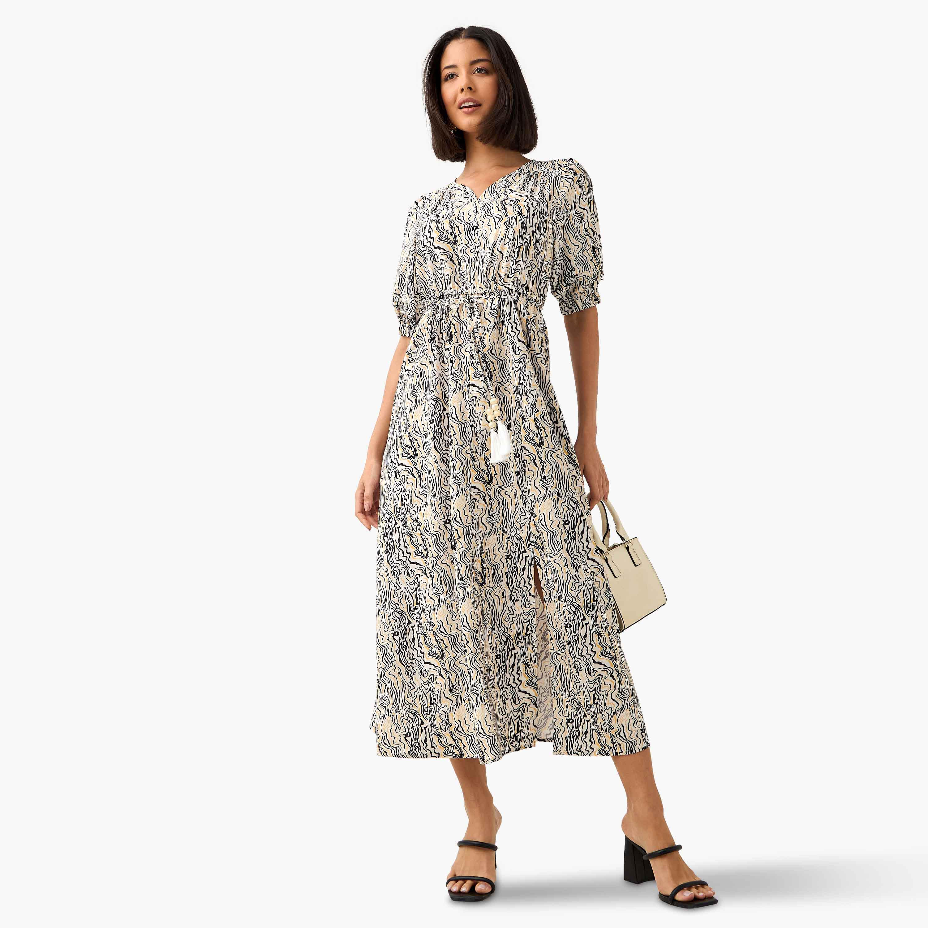 فستان بحزام وطبعات تجريدية-women-clothing-dresses-image-1
