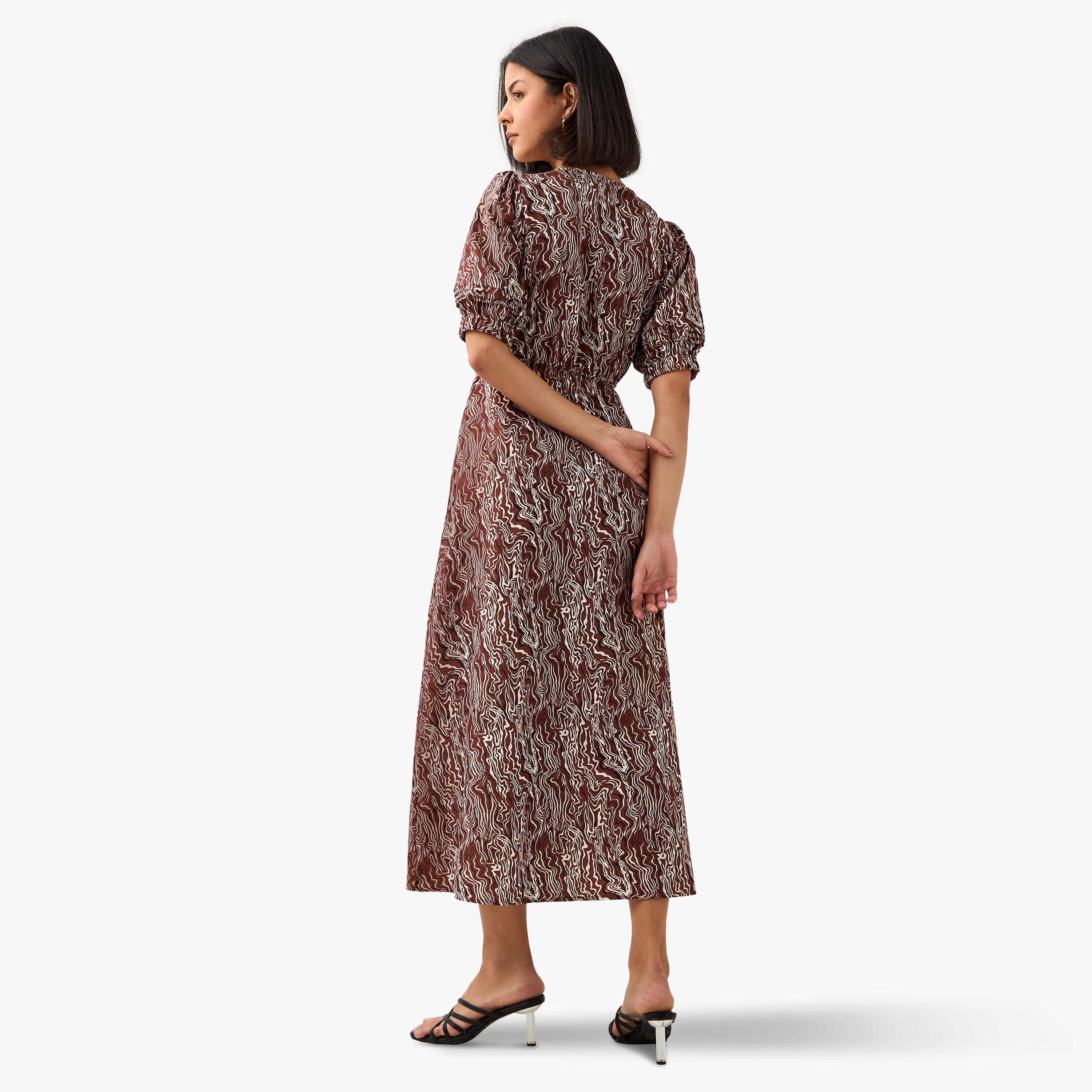 فستان نسائي بحزام وطبعات-women-clothing-dresses-image-4