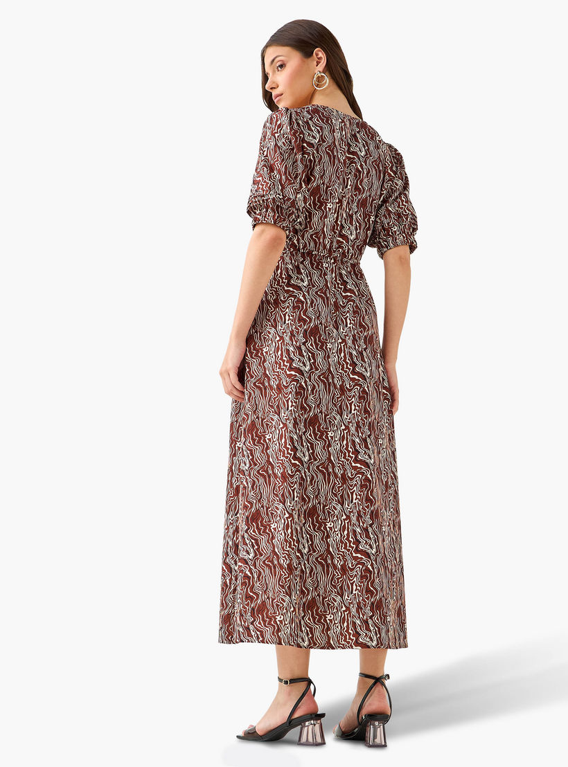 فستان مكشوف الأكتاف بأربطة وطبعات من كاسي-women-clothing-dresses-image-4