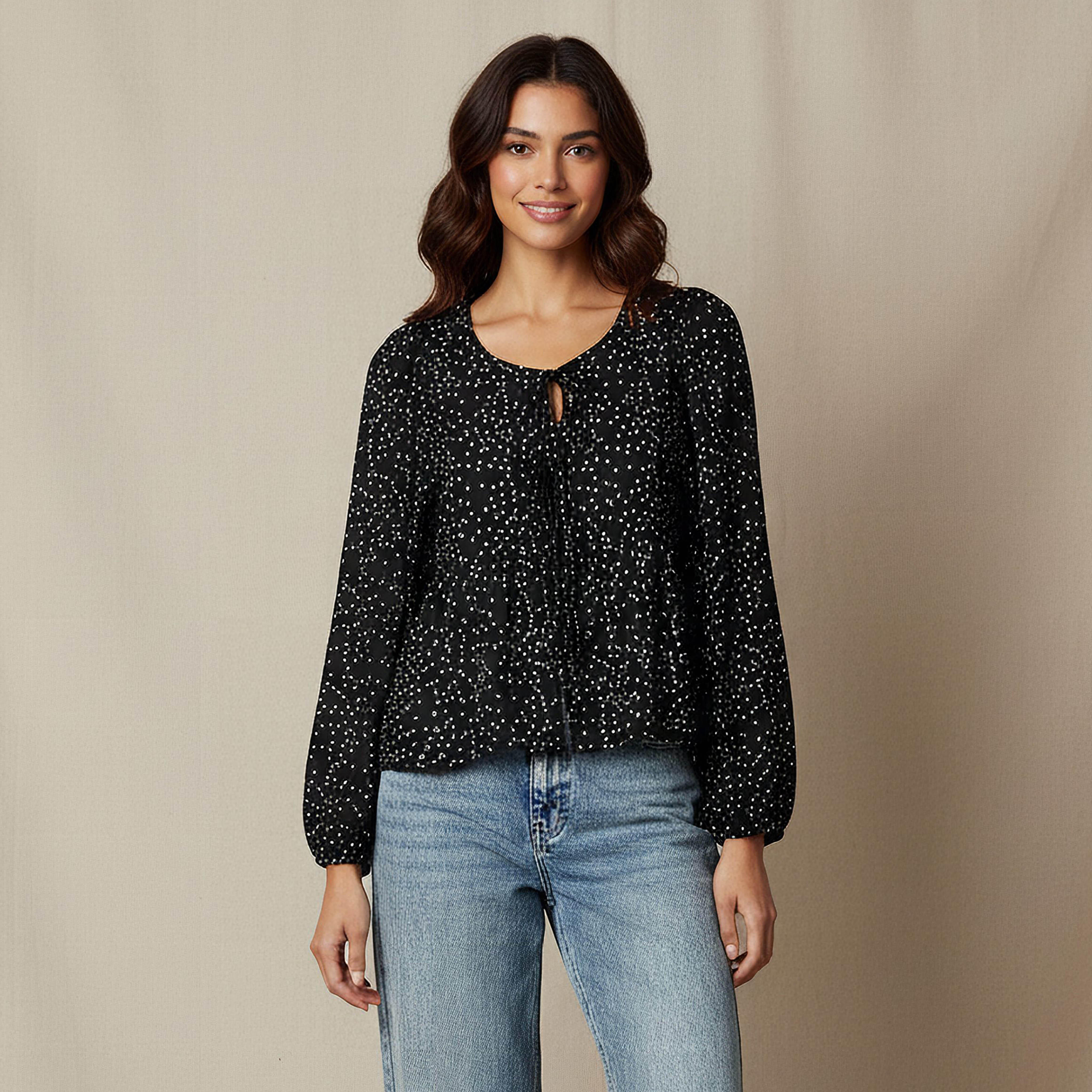 Peplum Top with Polka Dot Print-PROMO_SP_KW_BUNDLE_2FOR11_180925-image-1