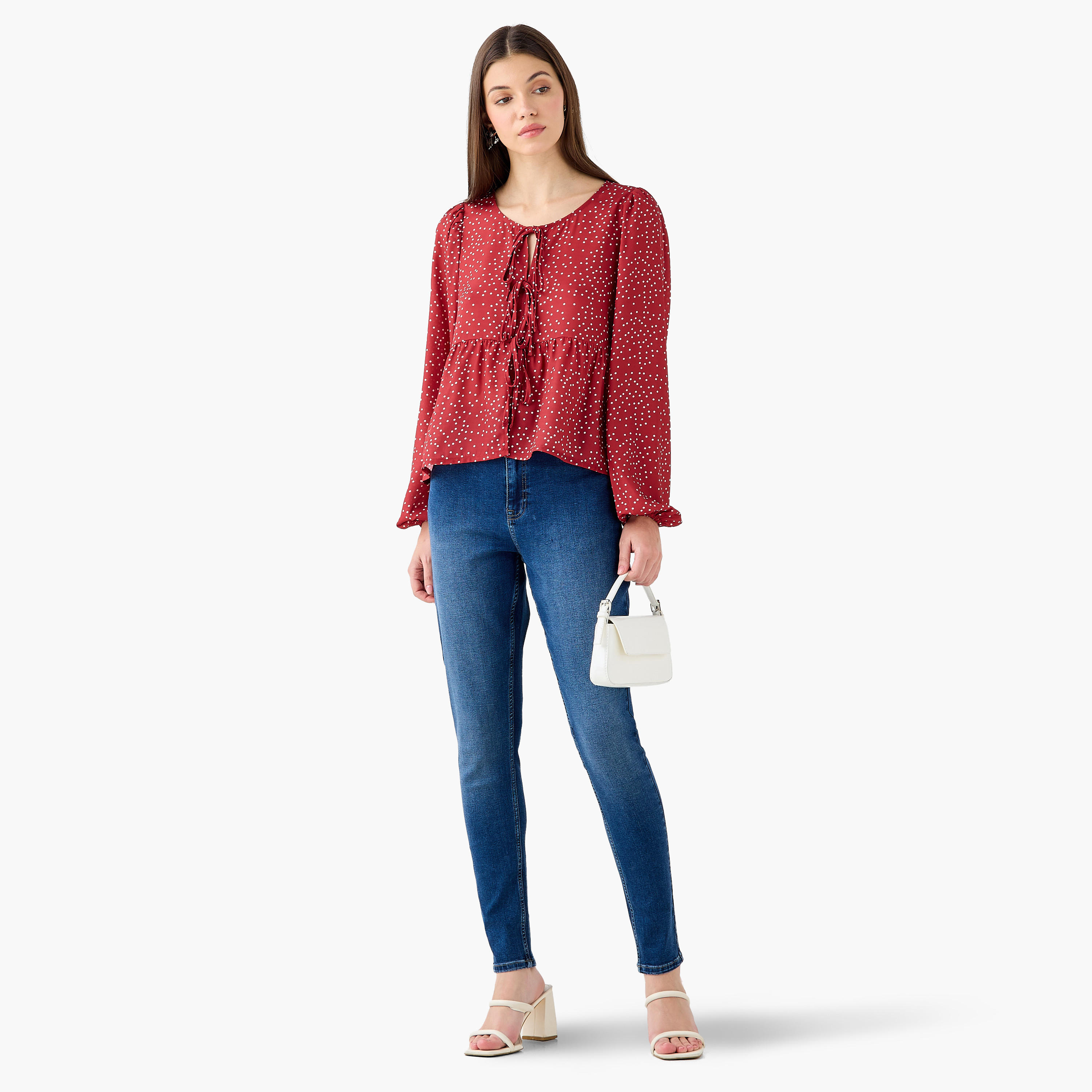 Peplum Top with Polka Dot Print-PROMO_SP_SA_2FOR129_110625-image-2