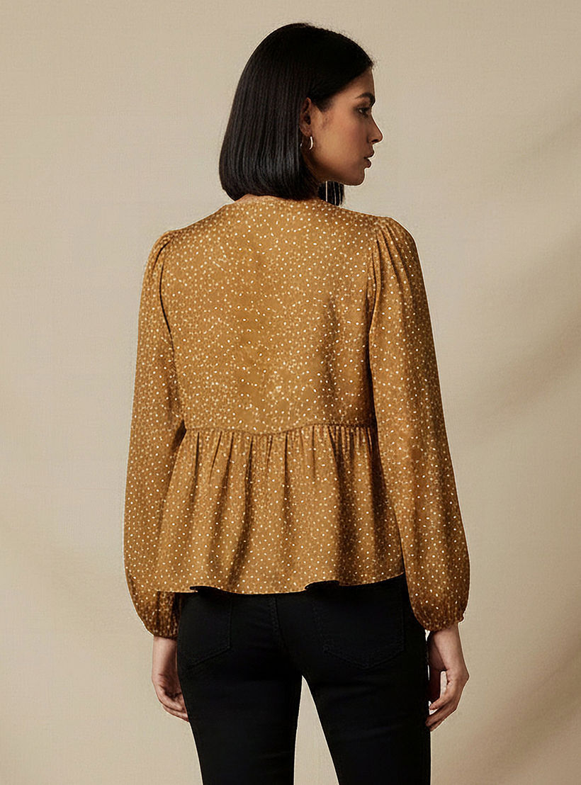 Peplum Top with Polka Dot Print-PROMO_SP_KW_BUNDLE_2FOR11_180925-image-4