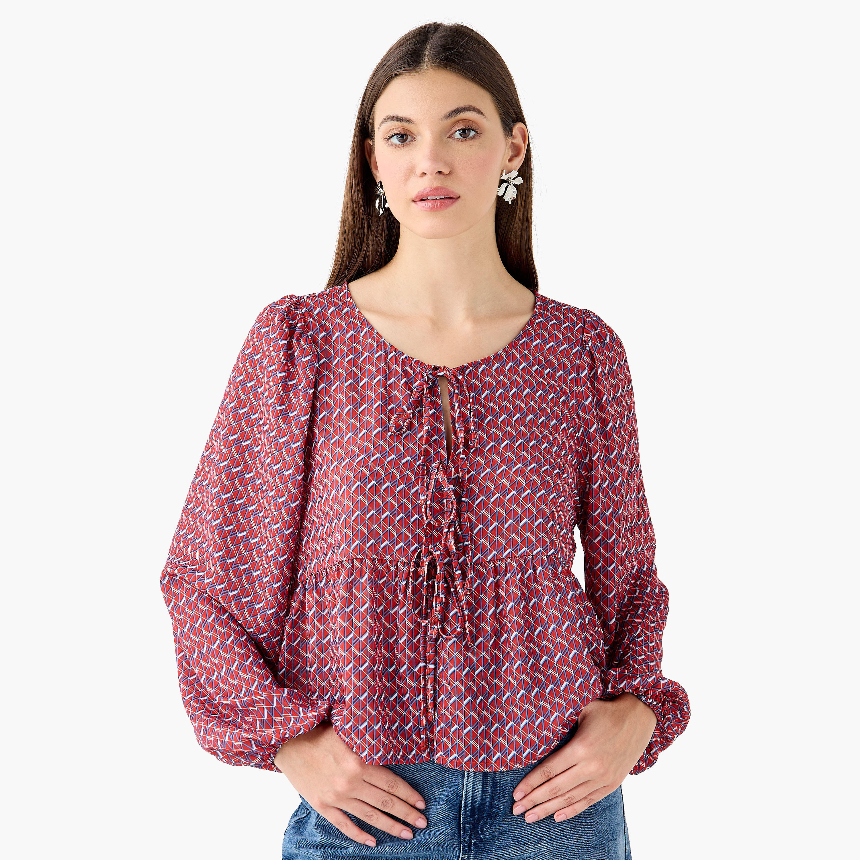 Peplum Top with Geometric Print-PROMO_SP_SA_2FOR129_110625-image-1