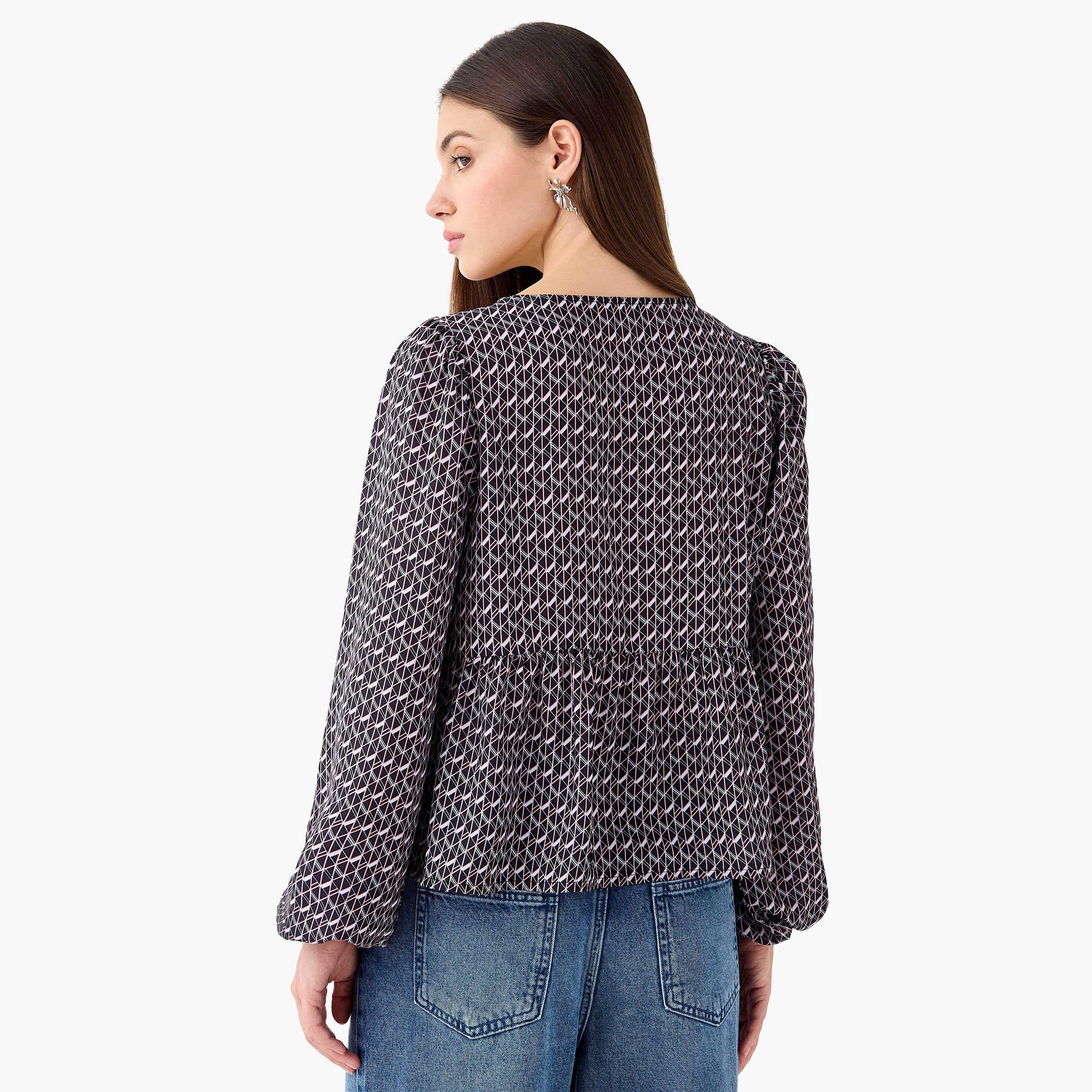 Peplum Top with Geometric Print-PROMO_SP_AE_59_BUNDLE_2_FOR_119_122624-image-4
