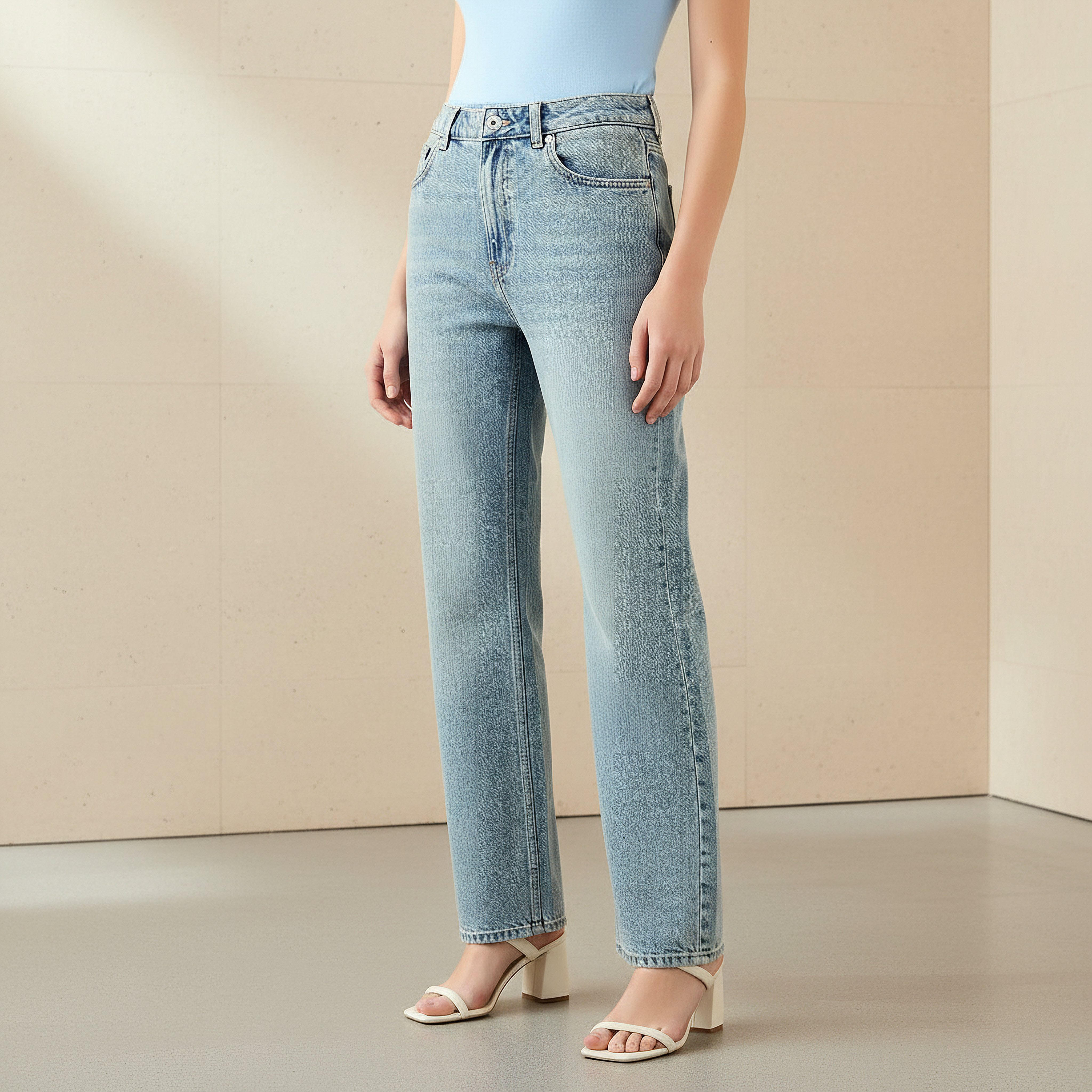 Women Straight Fit Mid-Rise Jeans-women-clothing-bottoms-jeans-image-1