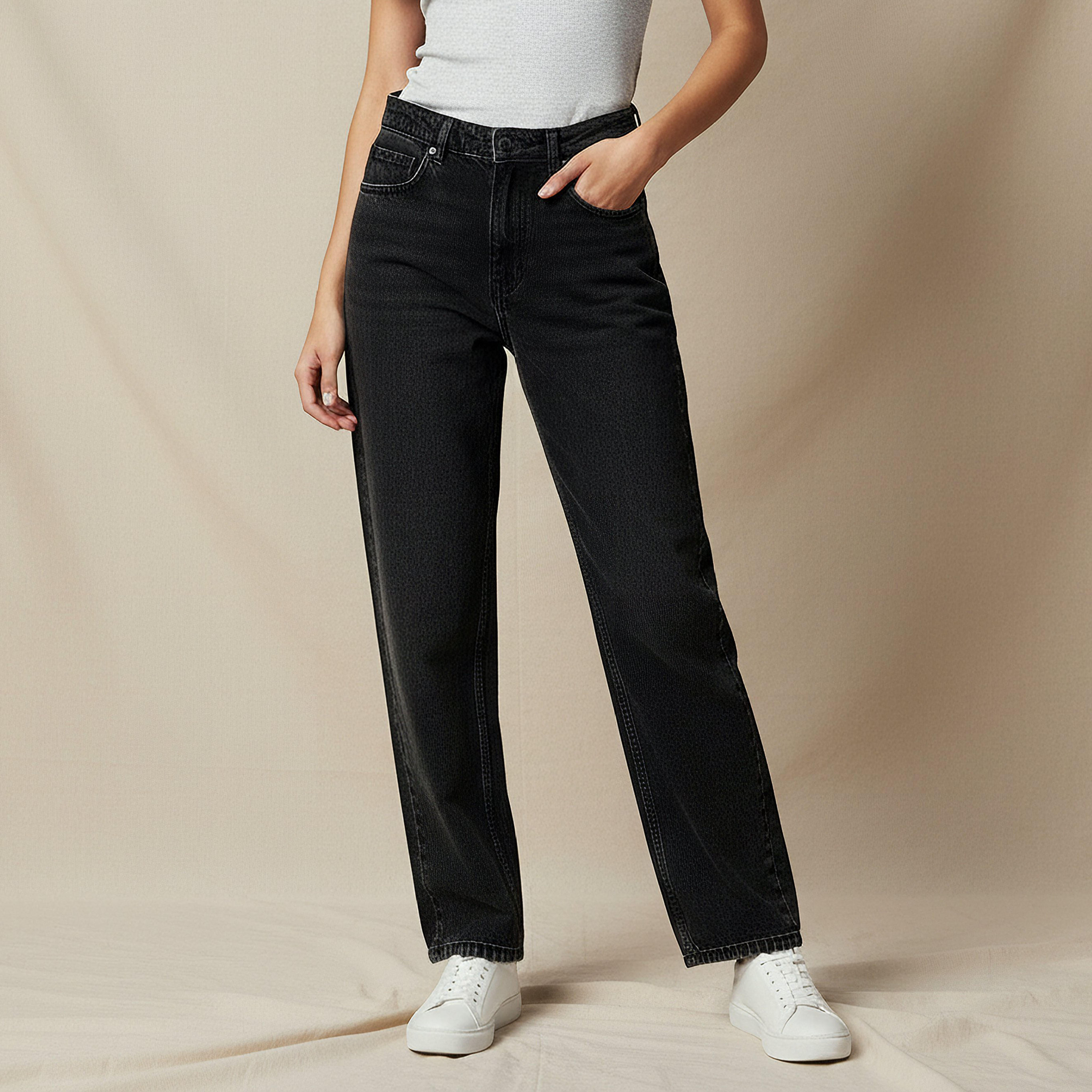 Women Straight Fit Mid-Rise Jeans-women-clothing-bottoms-jeans-image-1