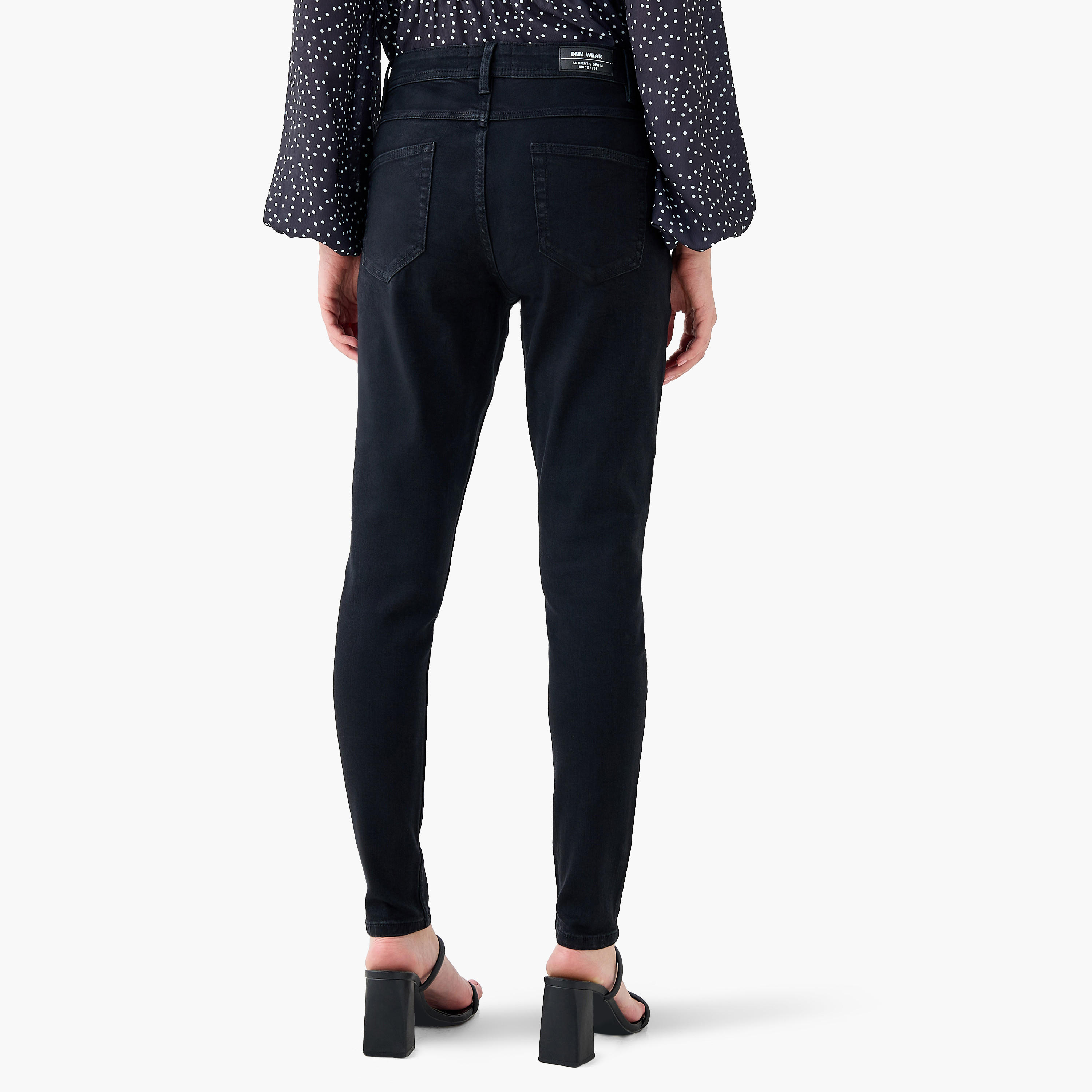 بنطلون جينز سكيني بخصر مرتفع للنساء-women-clothing-bottoms-jeans-image-4