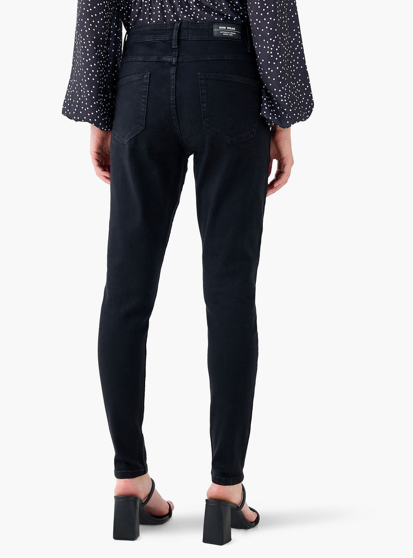 بنطلون جينز سكيني بخصر مرتفع للنساء-women-clothing-bottoms-jeans-image-4