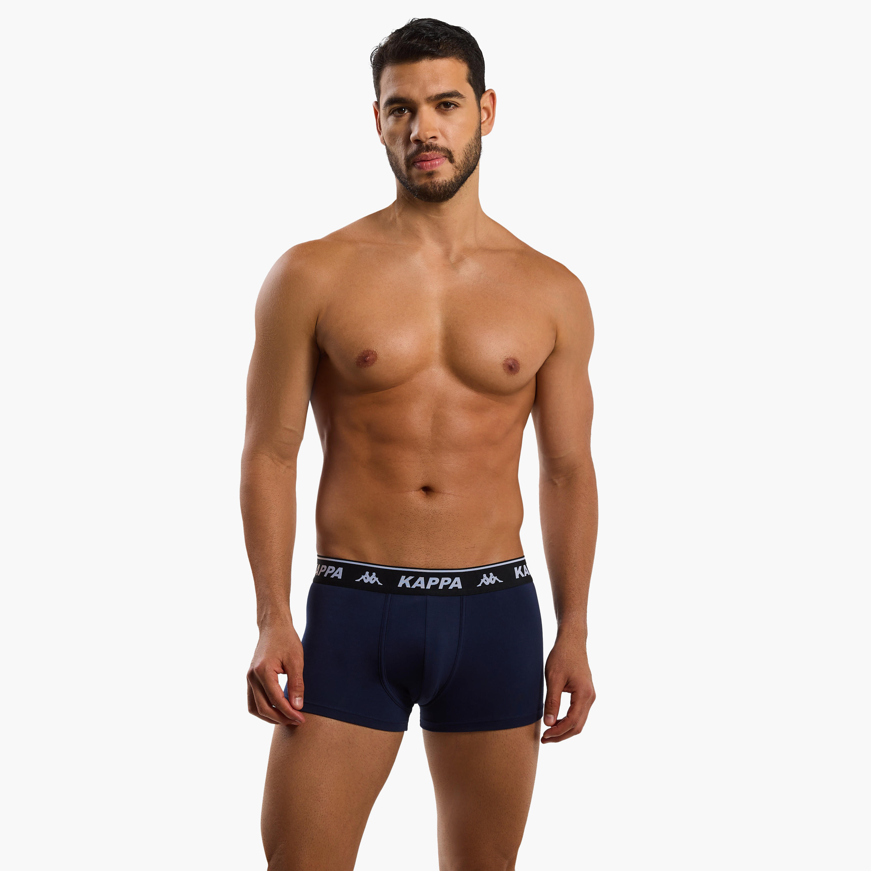 Kappa Men Logo Print Trunks - Pack of 3-men-clothing-innerwear-underwear-image-2