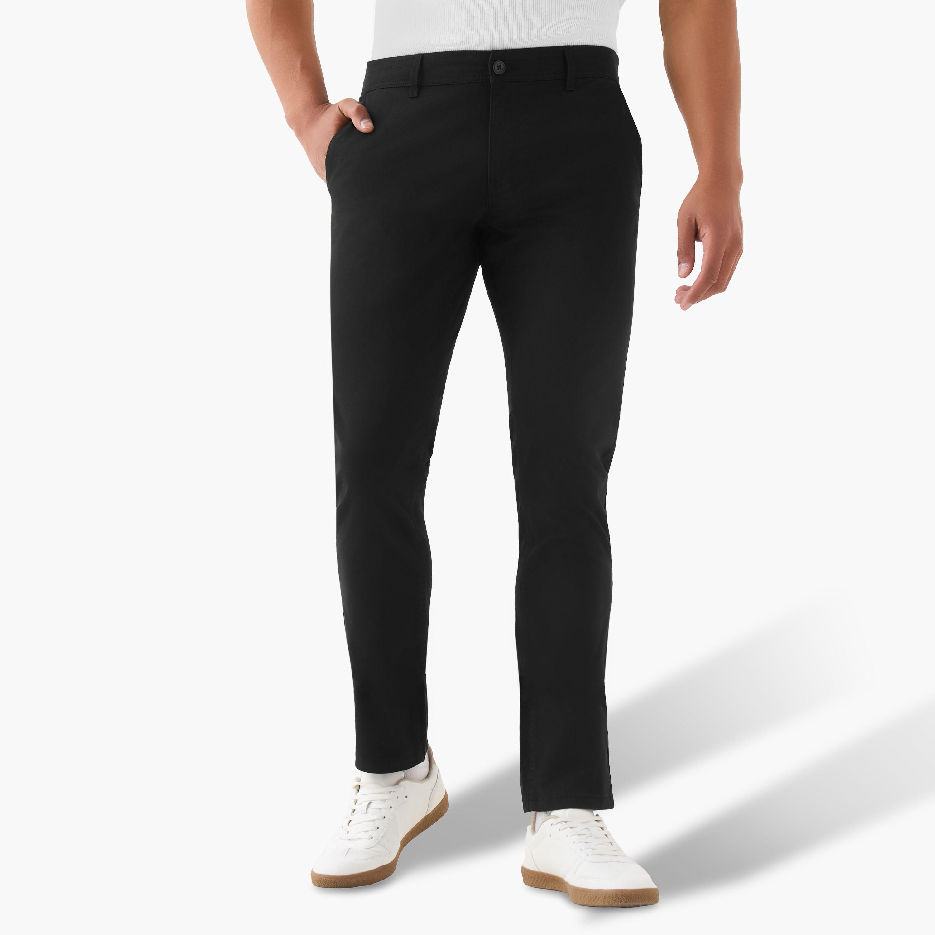 Men Regular Fit Flexi Waist Chinos - Set of 2-men-clothing-bottoms-trousersandchinos-chinos-image-2