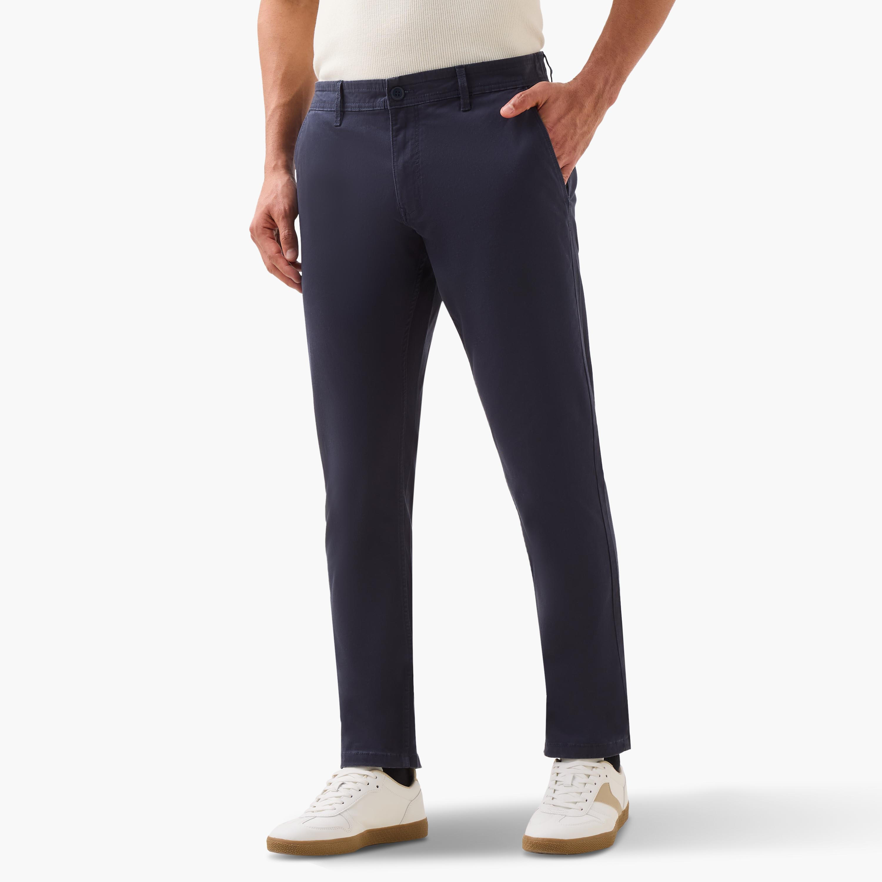 Men Regular Fit Flexi Waist Chinos - Set of 2-men-clothing-bottoms-trousersandchinos-chinos-image-2