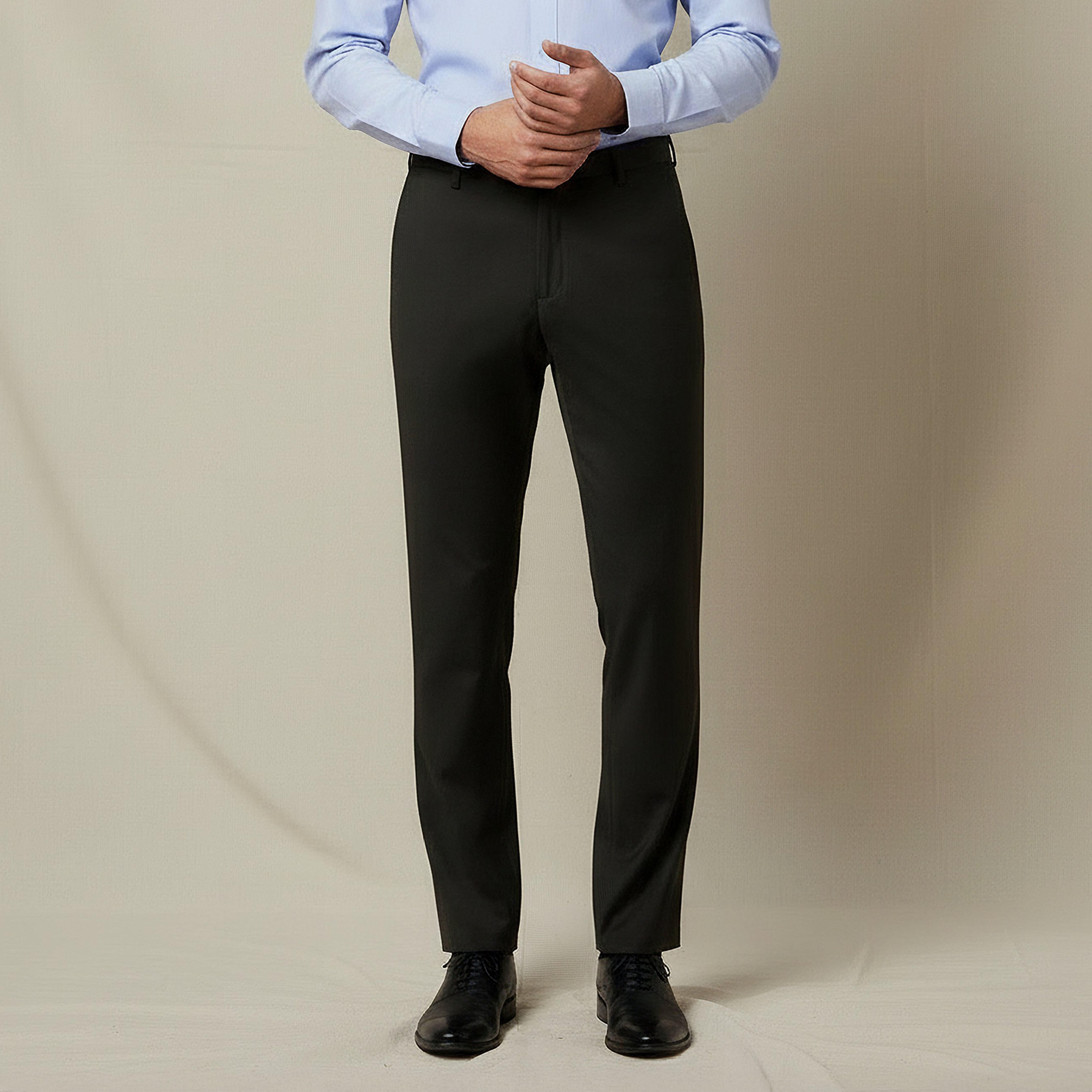 Men Straight Fit Formal Trousers-men-clothing-bottoms-trousersandchinos-trousers-image-1
