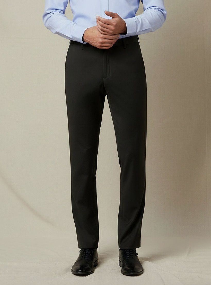 Men Straight Fit Formal Trousers-men-clothing-bottoms-trousersandchinos-trousers-image-1