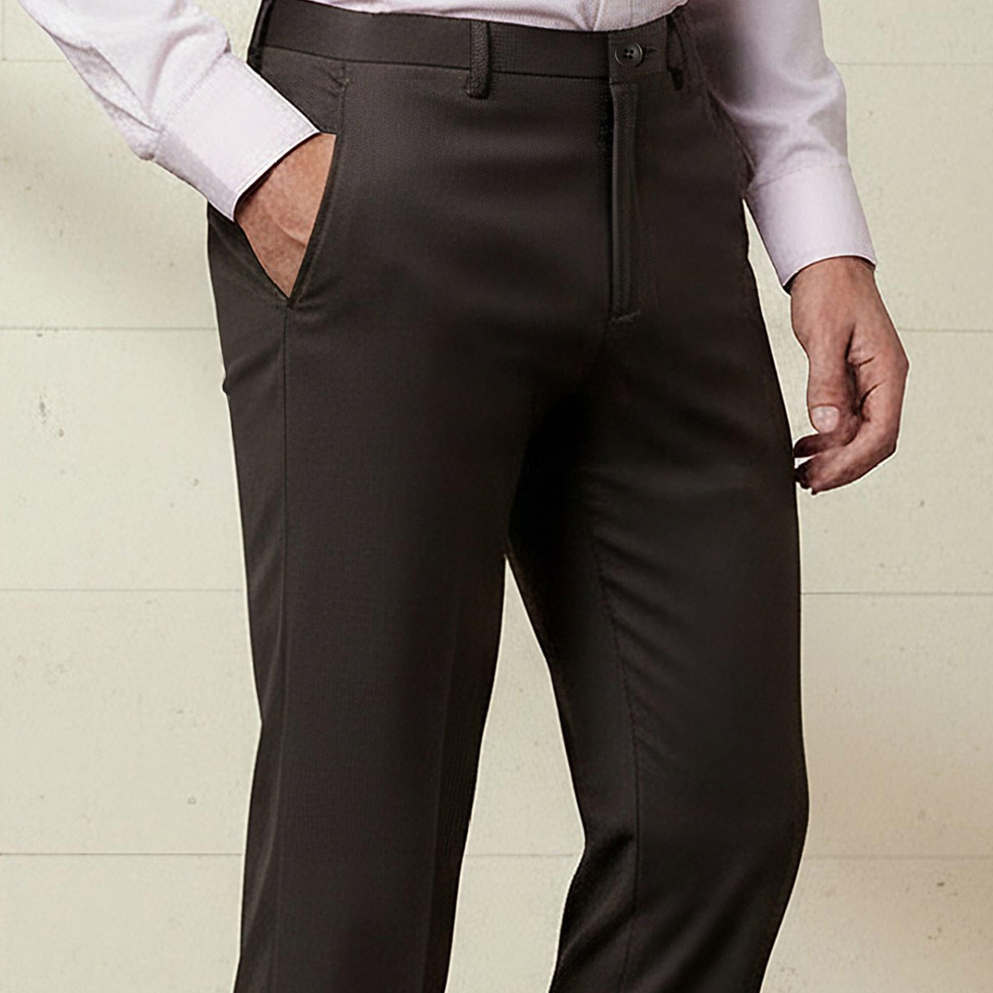 بنطلون رسمي رجالي بقصة مستقيمة-men-clothing-bottoms-trousersandchinos-trousers-image-1