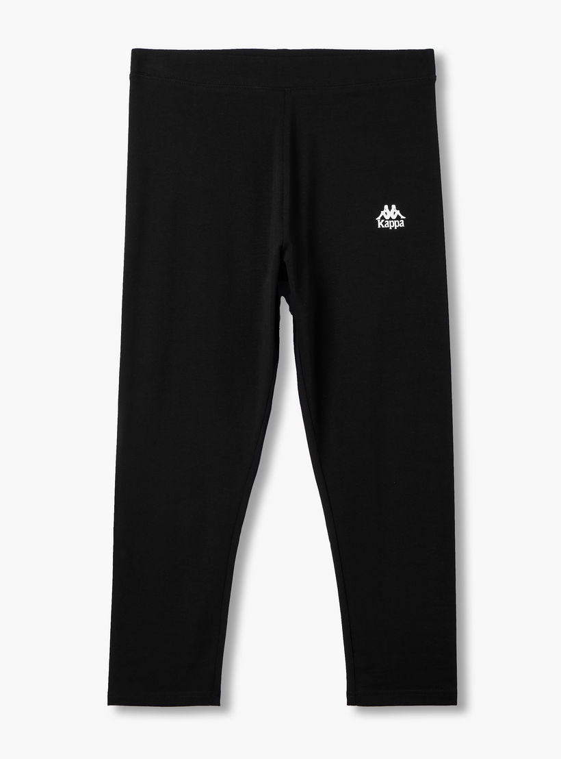 طقم ليقنز قصير بخصر متوسط قطعتين بتصميم شعار كابا-sports-women-clothing-activewearleggings-image-4