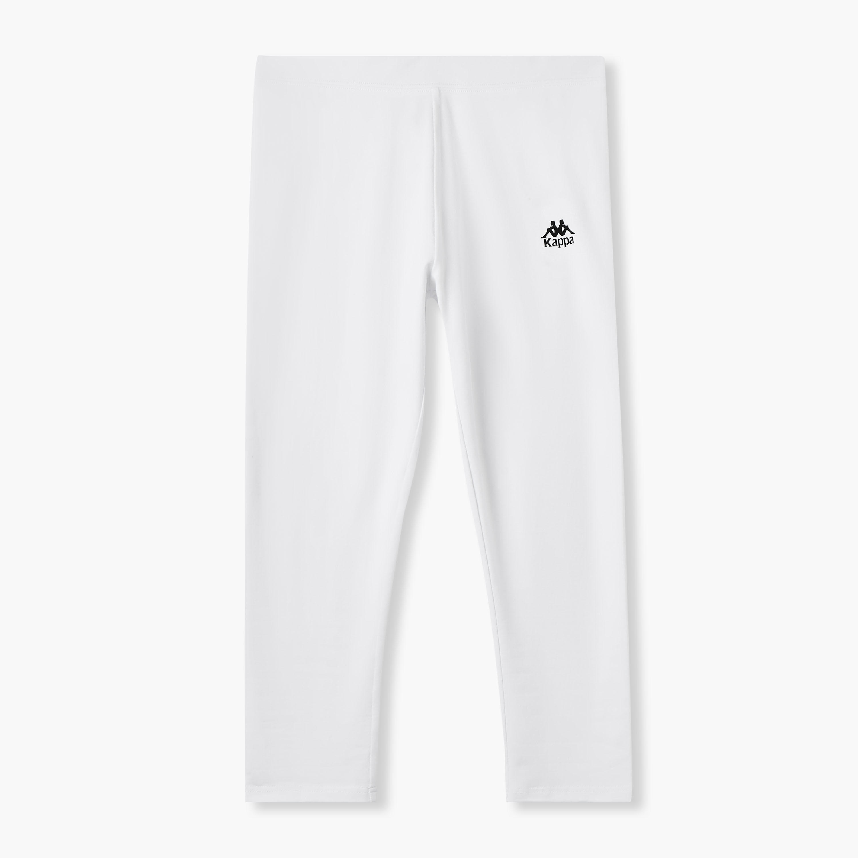 طقم ليقنز قصير بخصر متوسط قطعتين بتصميم شعار كابا-sports-women-clothing-activewearleggings-image-5