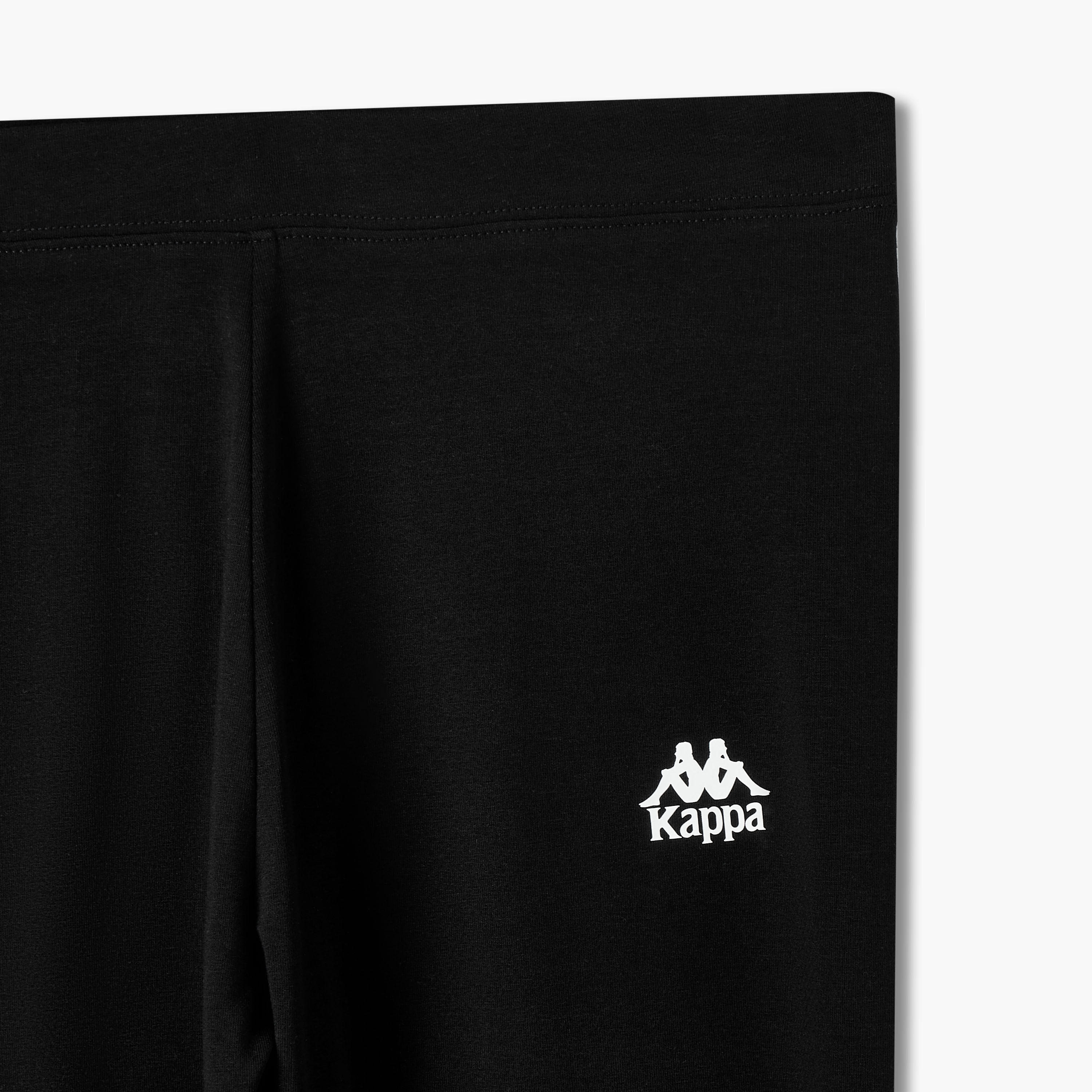 Kappa Pack of 2 Elasticated Full Length Leggings with Logo Design-sports-women-clothing-activewearleggings-image-6