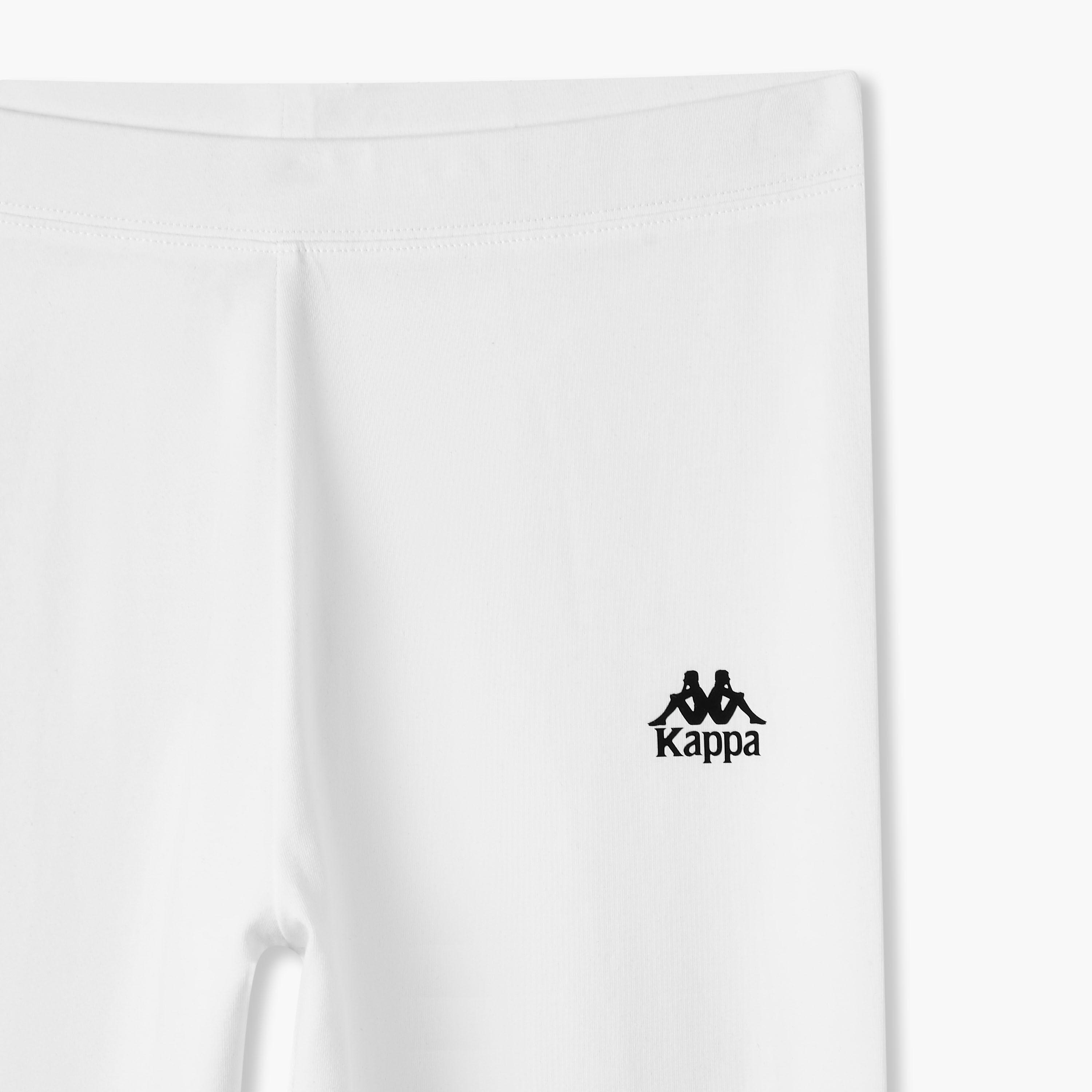 Kappa Pack of 2 Elasticated Full Length Leggings with Logo Design-sports-women-clothing-activewearleggings-image-7