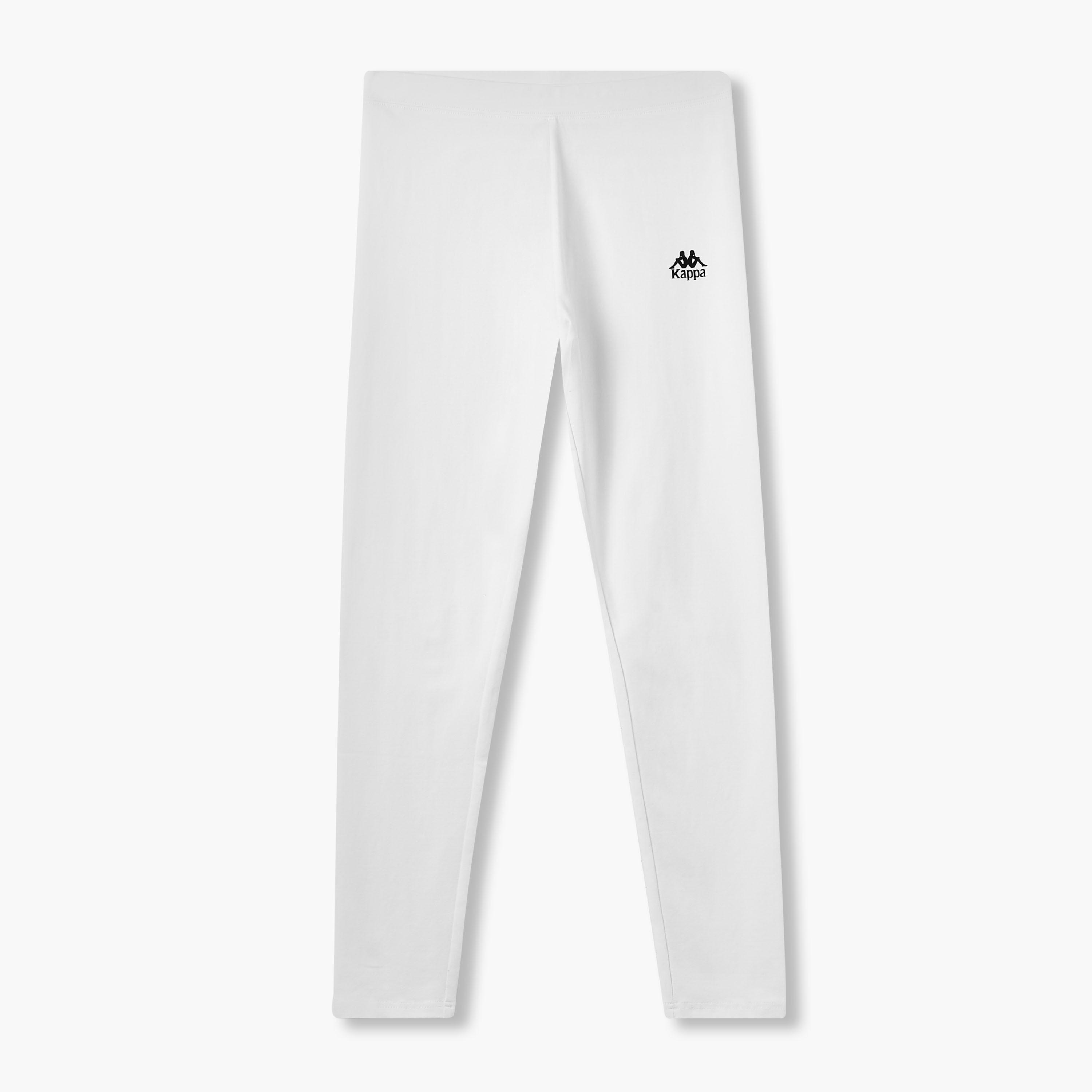 بنطلون ليقنز بطول كامل بخصر مطّاطي وطبعات شعار من كابا-women-clothing-bottoms-leggings-image-6