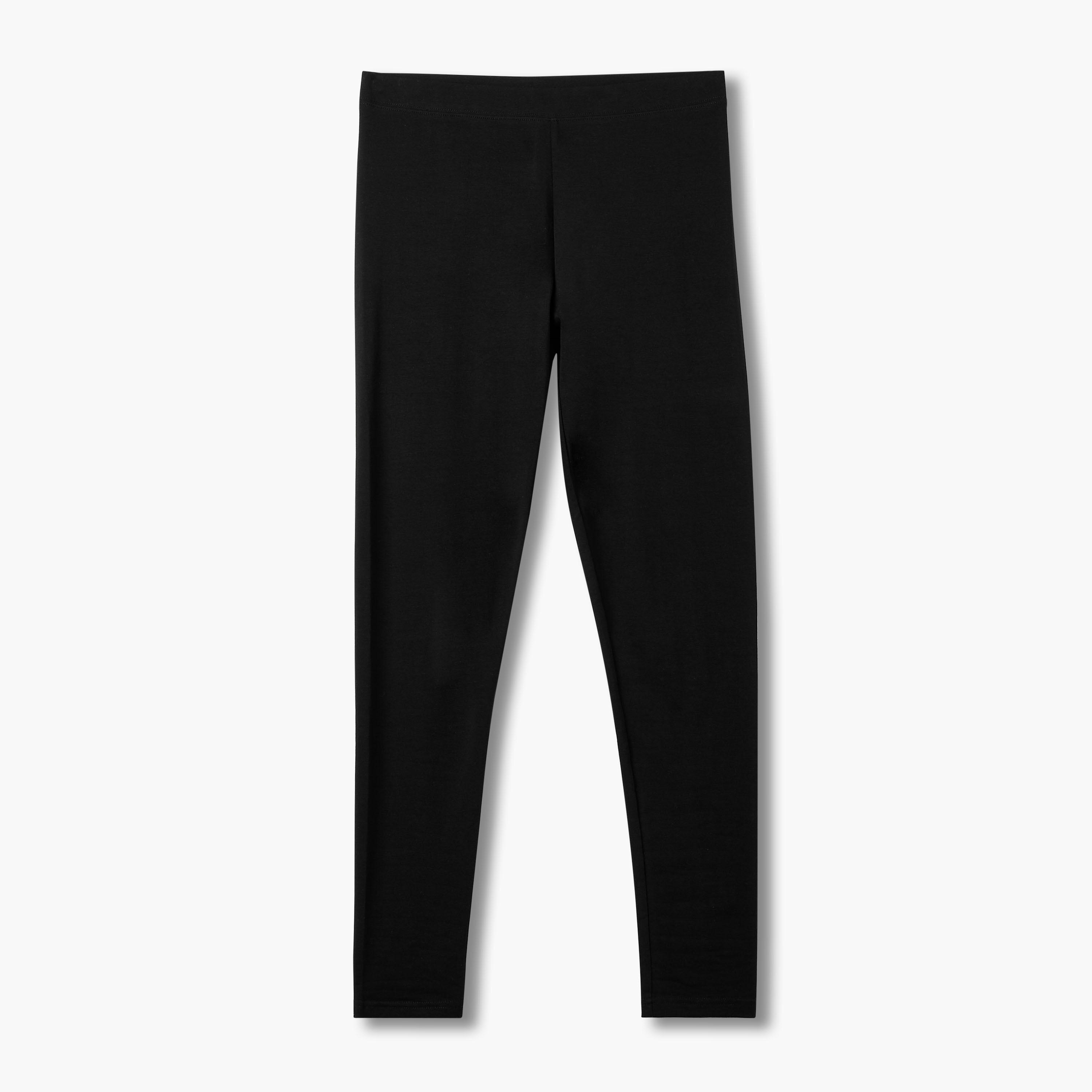 Pack of 2 Elasticated Full Length Leggings-women-clothing-bottoms-leggings-image-3