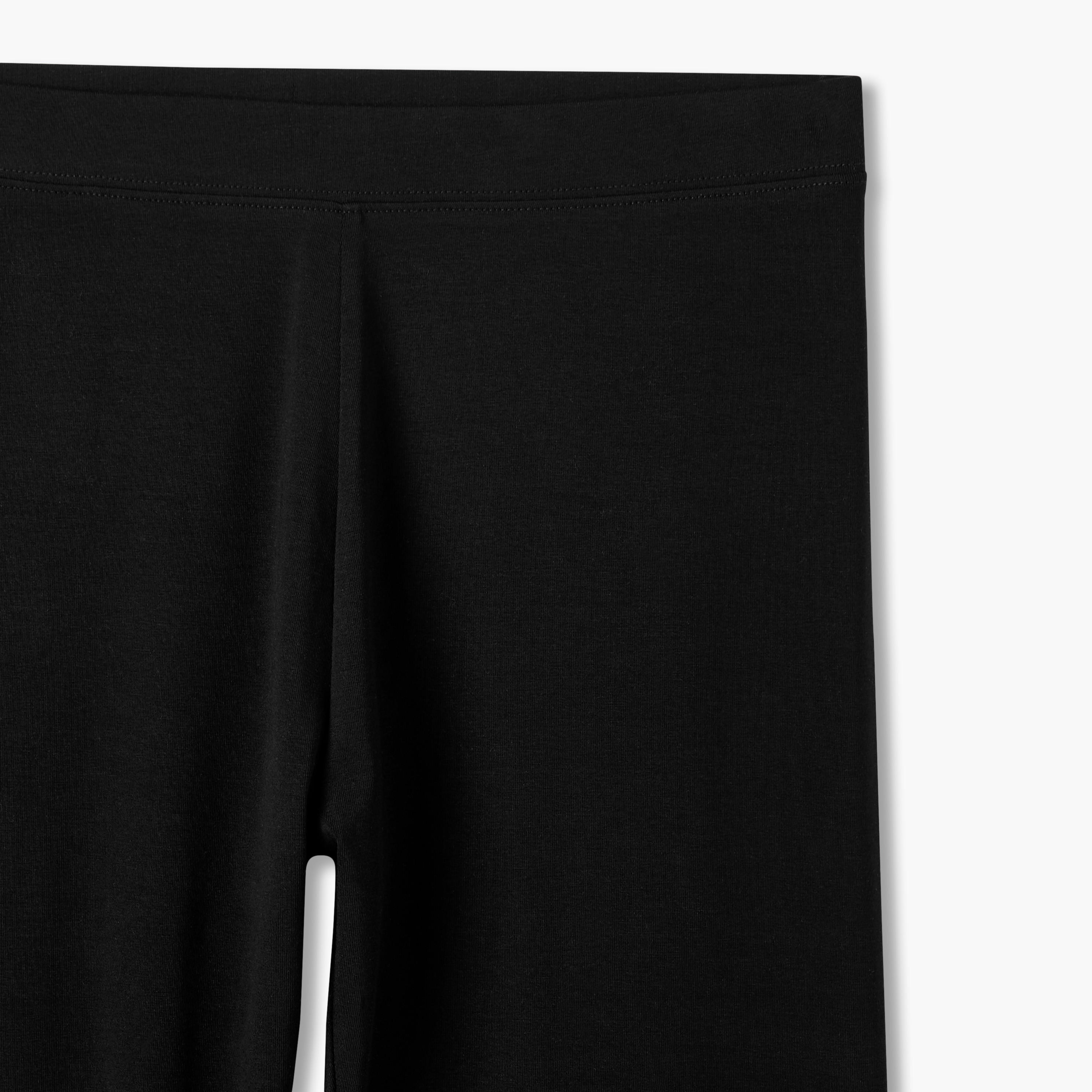 Pack of 2 Elasticated Full Length Leggings-women-clothing-bottoms-leggings-image-4