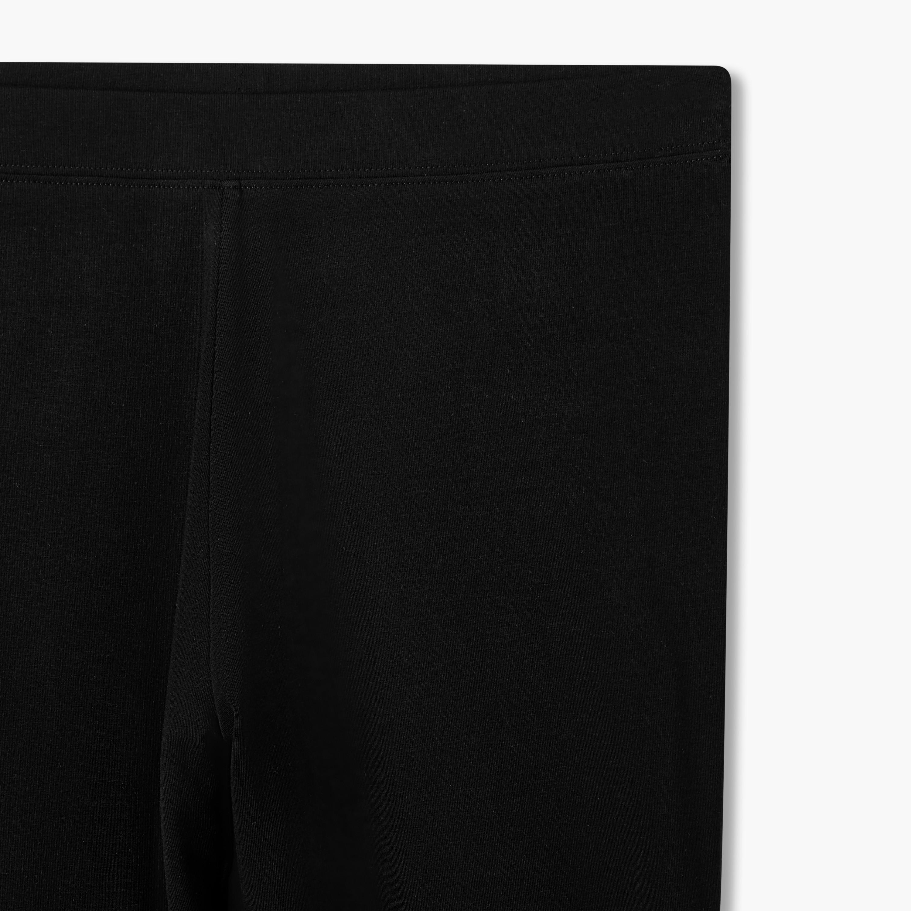 Pack of 3 Elasticated Knee Length Leggings-women-clothing-bottoms-leggings-image-5