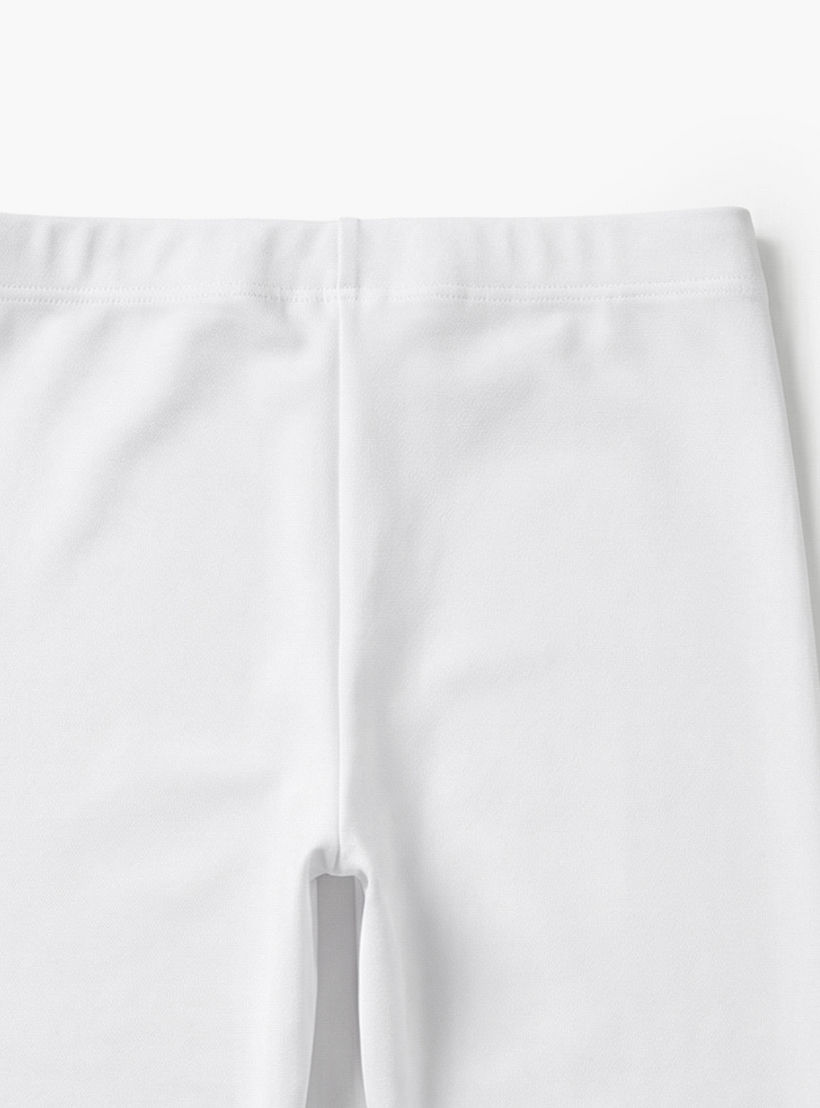 Pack of 2 Mid-Rise Knee Length Leggings with Elasticated Waistband-women-clothing-bottoms-leggings-image-4