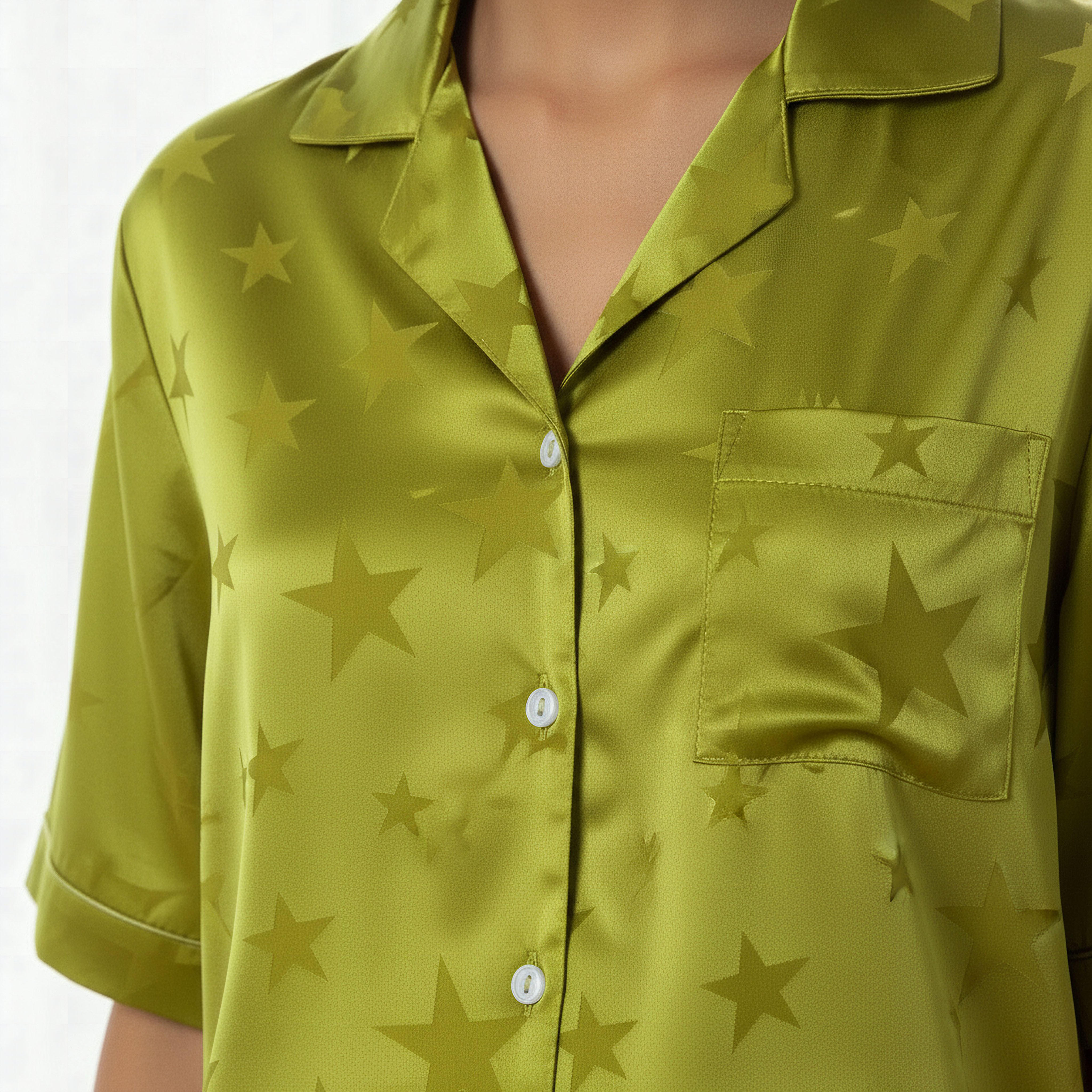 Aadaraya Shorts Set Button-Down Shirt & Shorts-women-clothing-nightwear-pyjamas-shortsets-image-5