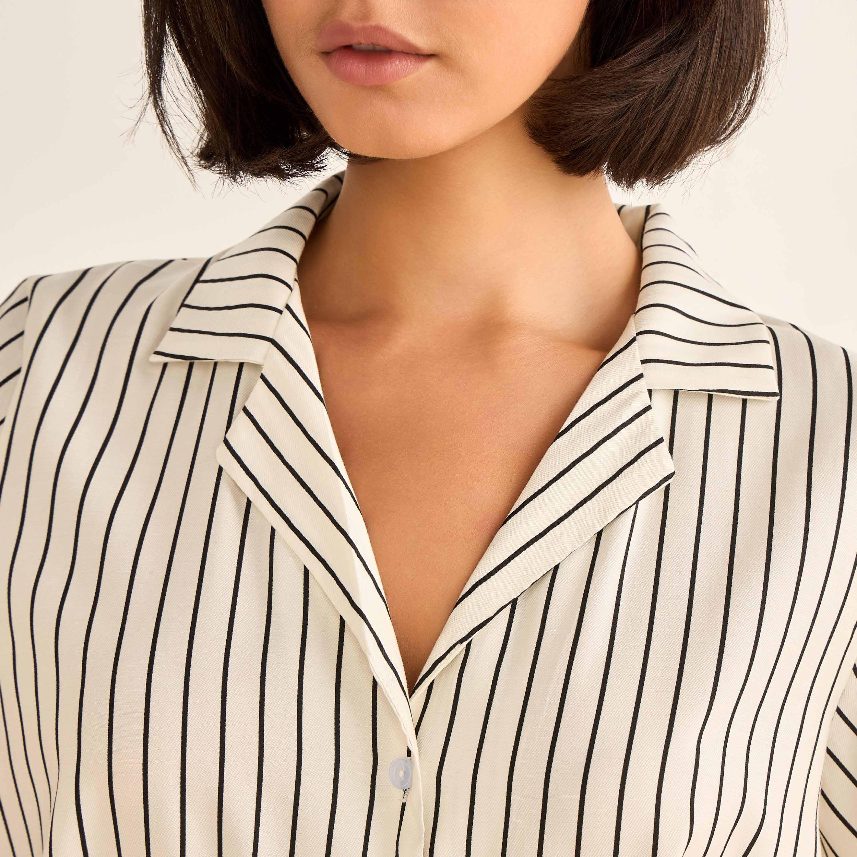 Aadaraya Shorts Set Button-Down Shirt & Shorts-women-clothing-nightwear-pyjamas-shortsets-image-5