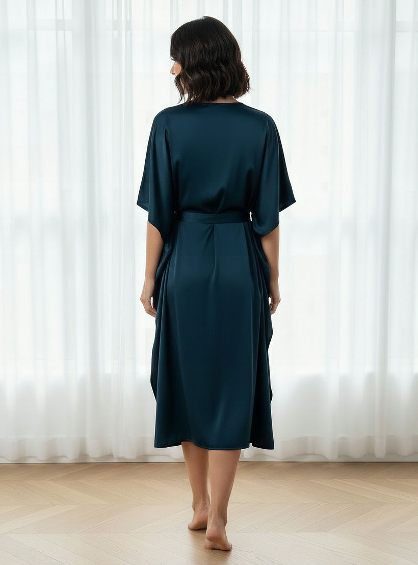 قميص نوم بأكمام قصيرة وحزام من آدارايا-women-clothing-nightwear-nighties-image-3